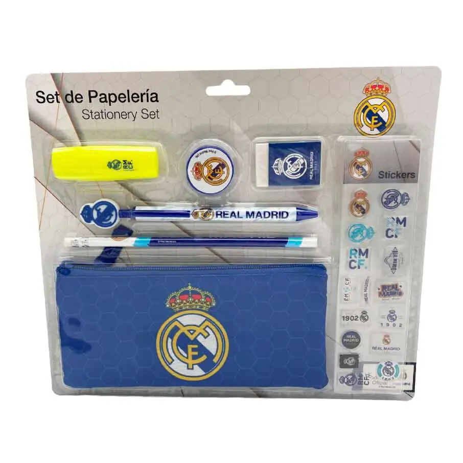Zestaw artykułów papierniczych Real Madrid 7 szt. zdjęcie produktu