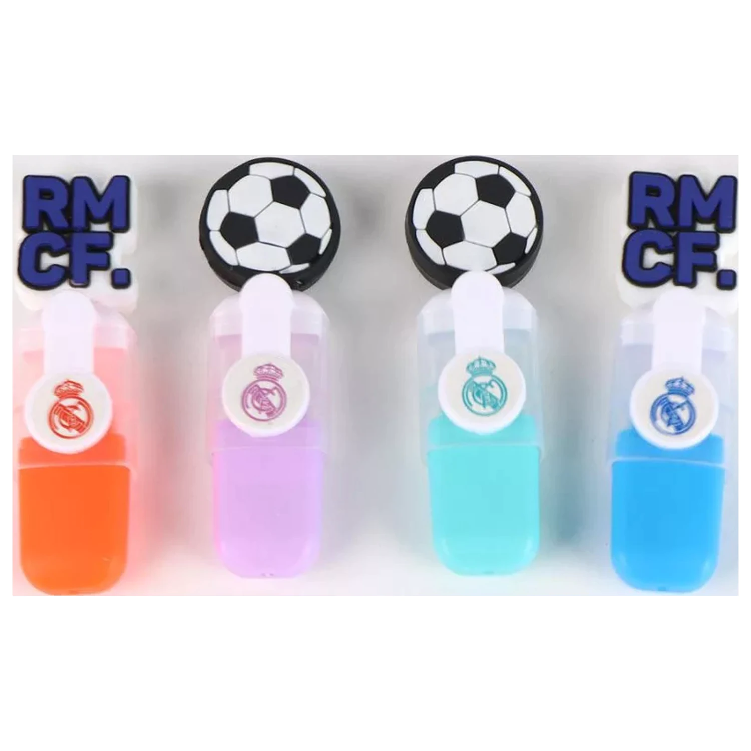 Real Madrid Ball Mini zestaw 4 zakreślaczy zdjęcie produktu