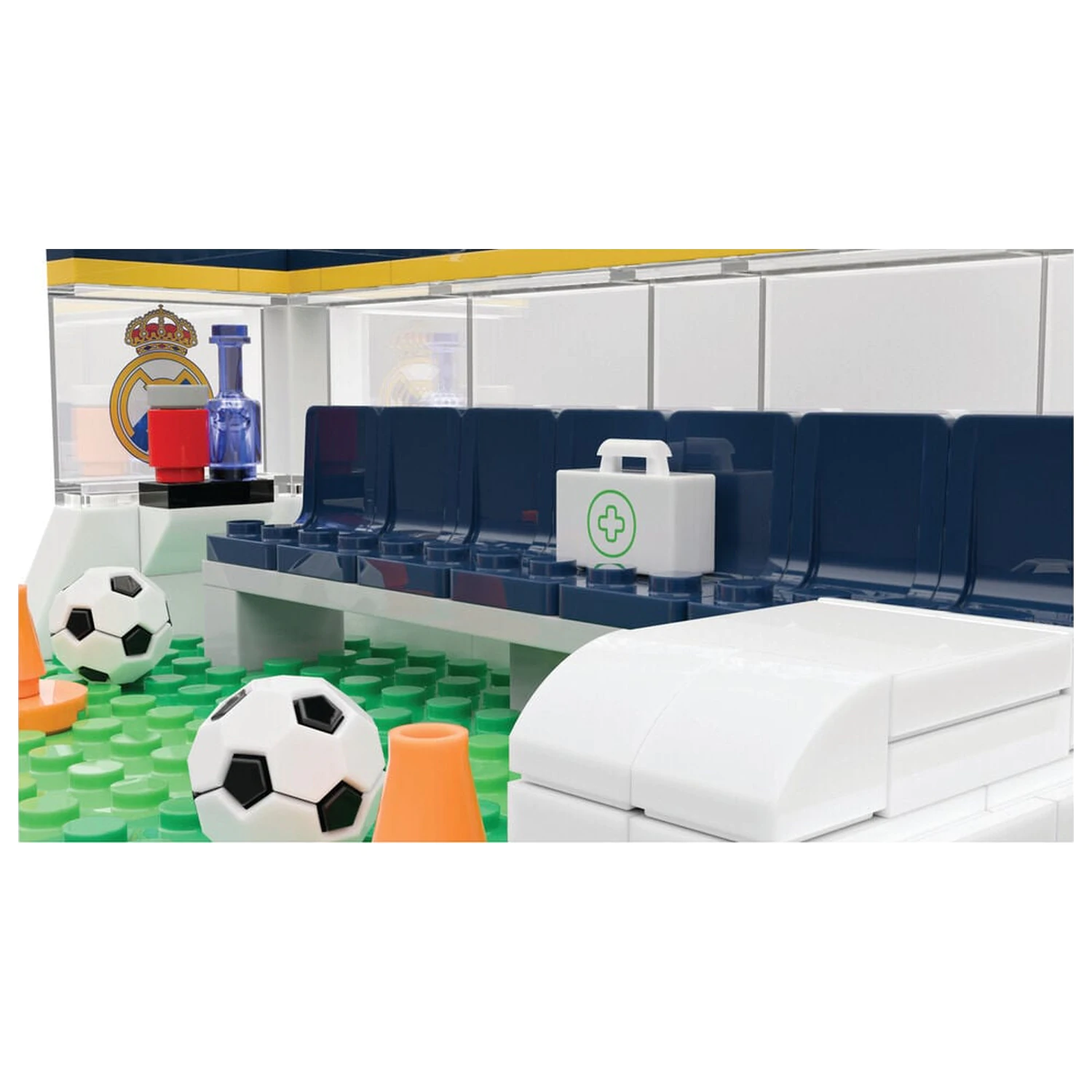 Zestaw ławki Real Madrid z figurkami 184 szt. zdjęcie produktu