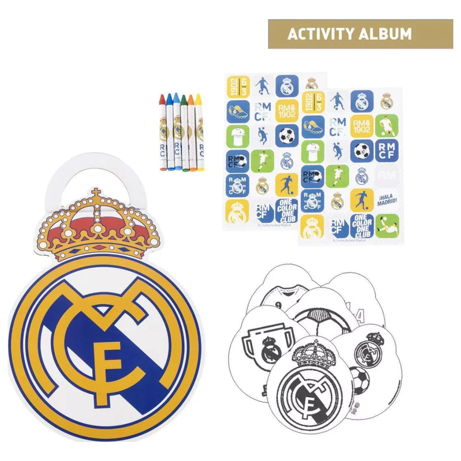 Real Madrid Korona Zestaw do Kolorowania i Aktywności zdjęcie produktu