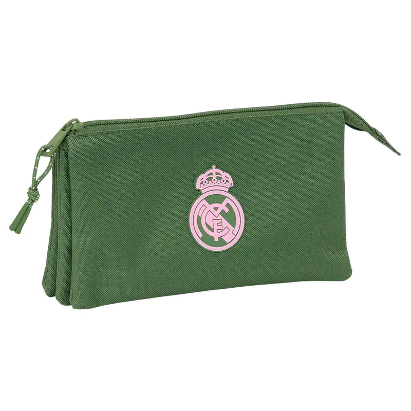 Real Madrid zielony potrójny piórnik zdjęcie produktu