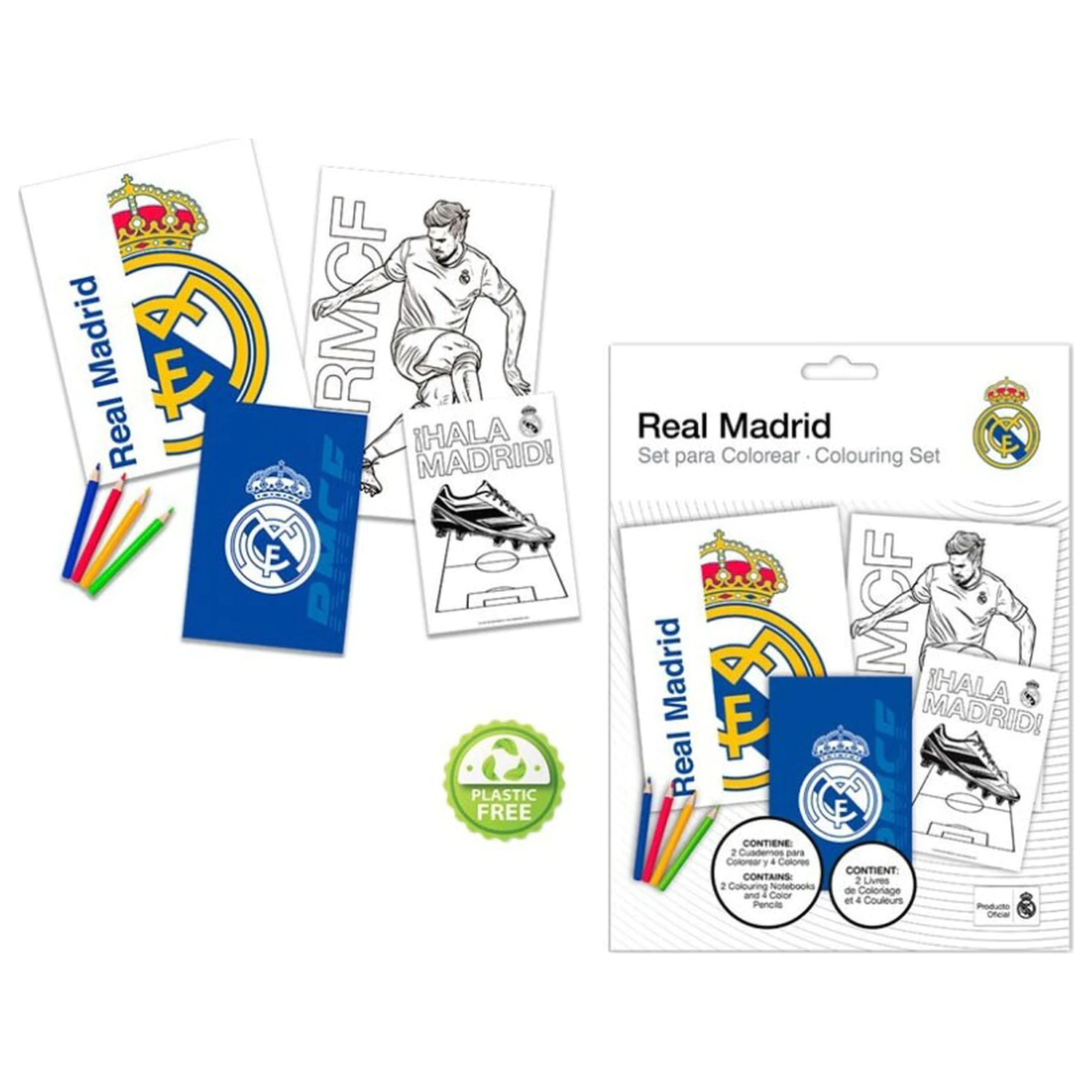 Real Madrid Hala Madrid Zestaw Do Kolorowania zdjęcie produktu