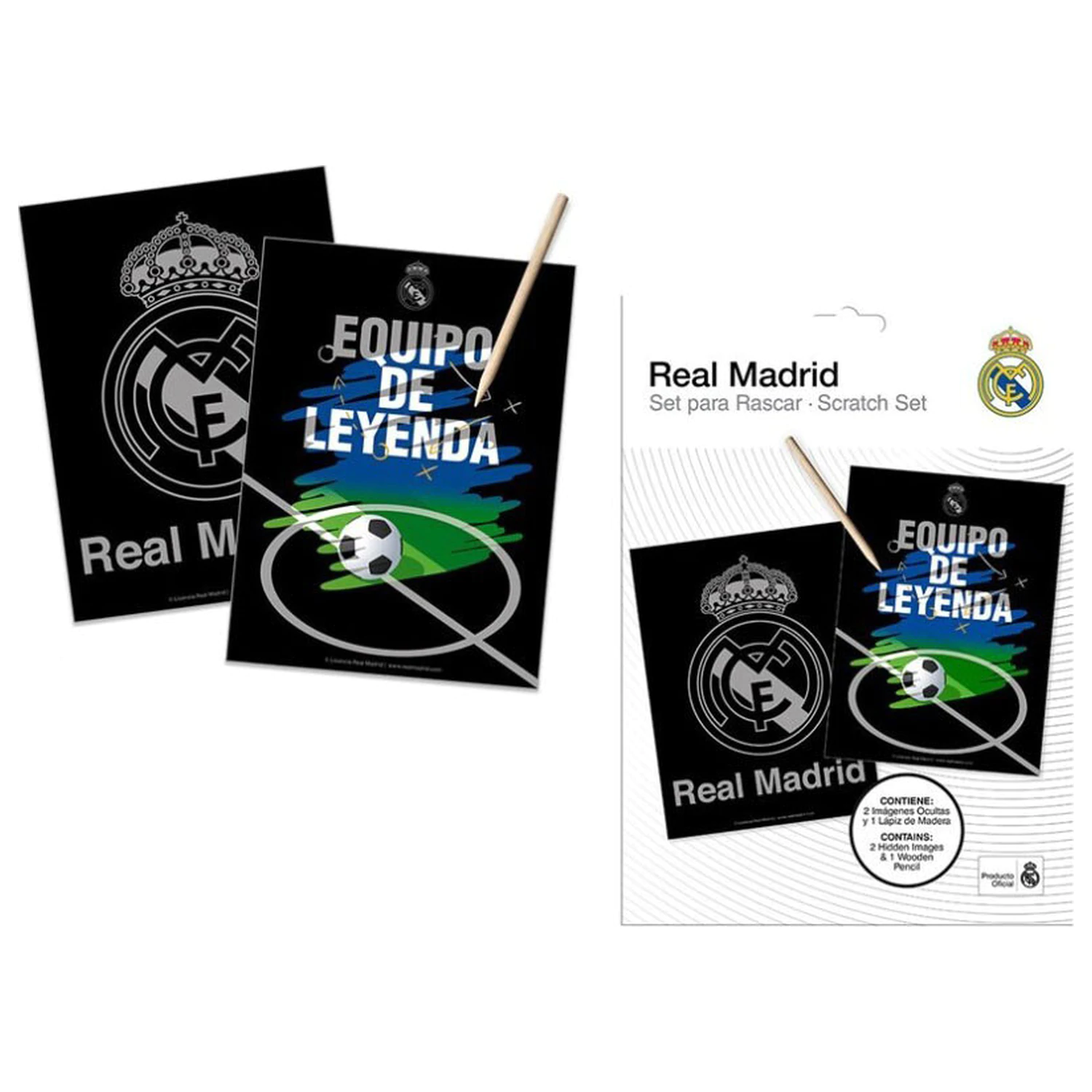 Real Madrid Hala Scratch Art zestaw zdjęcie produktu