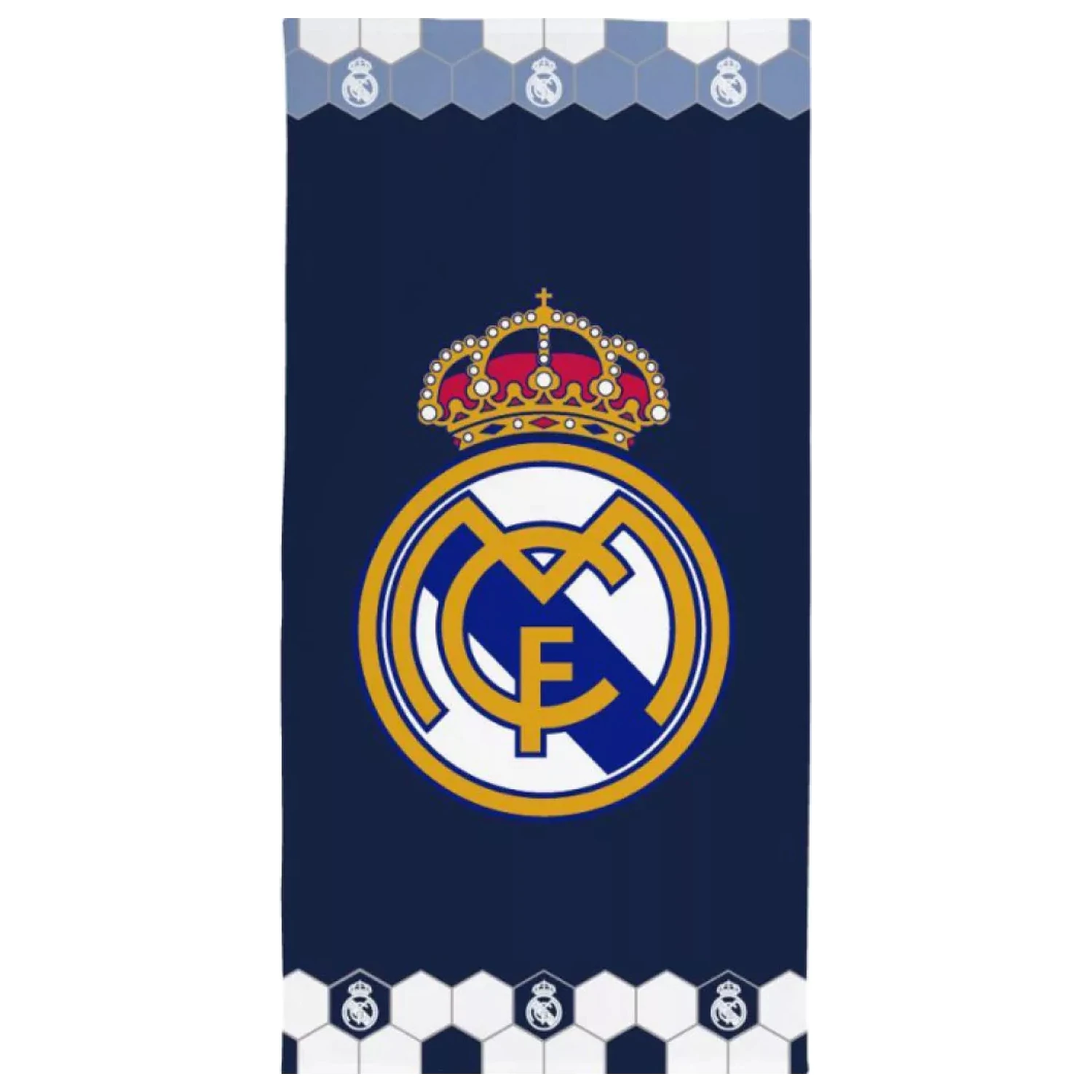 Real Madrid Ręcznik z wzorem Hexa Design 70x140cm zdjęcie produktu