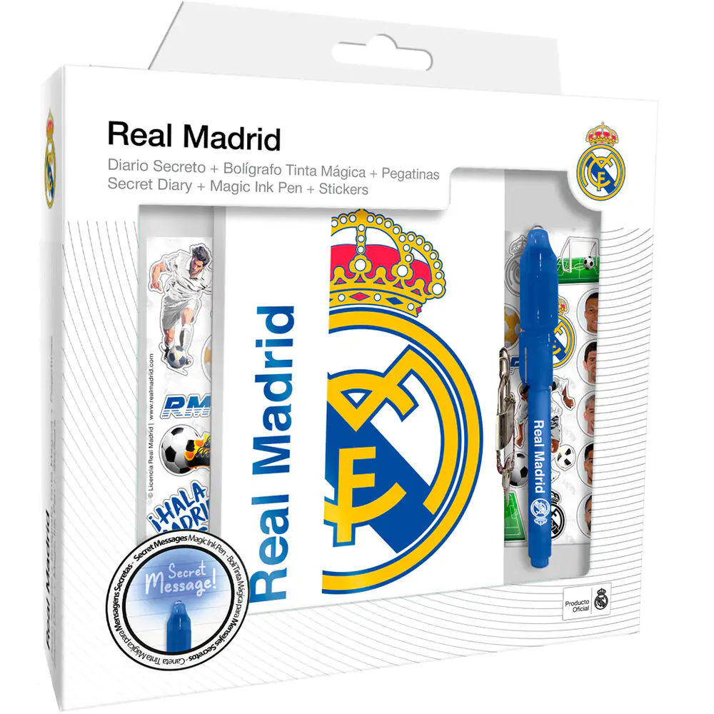 Real Madrid Dziennik i Magiczny długopis zdjęcie produktu