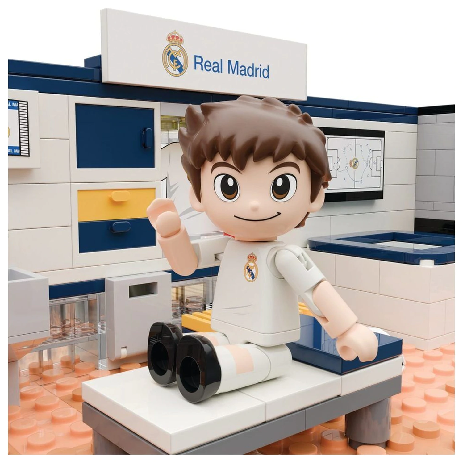 Real Madrid zestaw szatni z figurką 439 elementów zdjęcie produktu