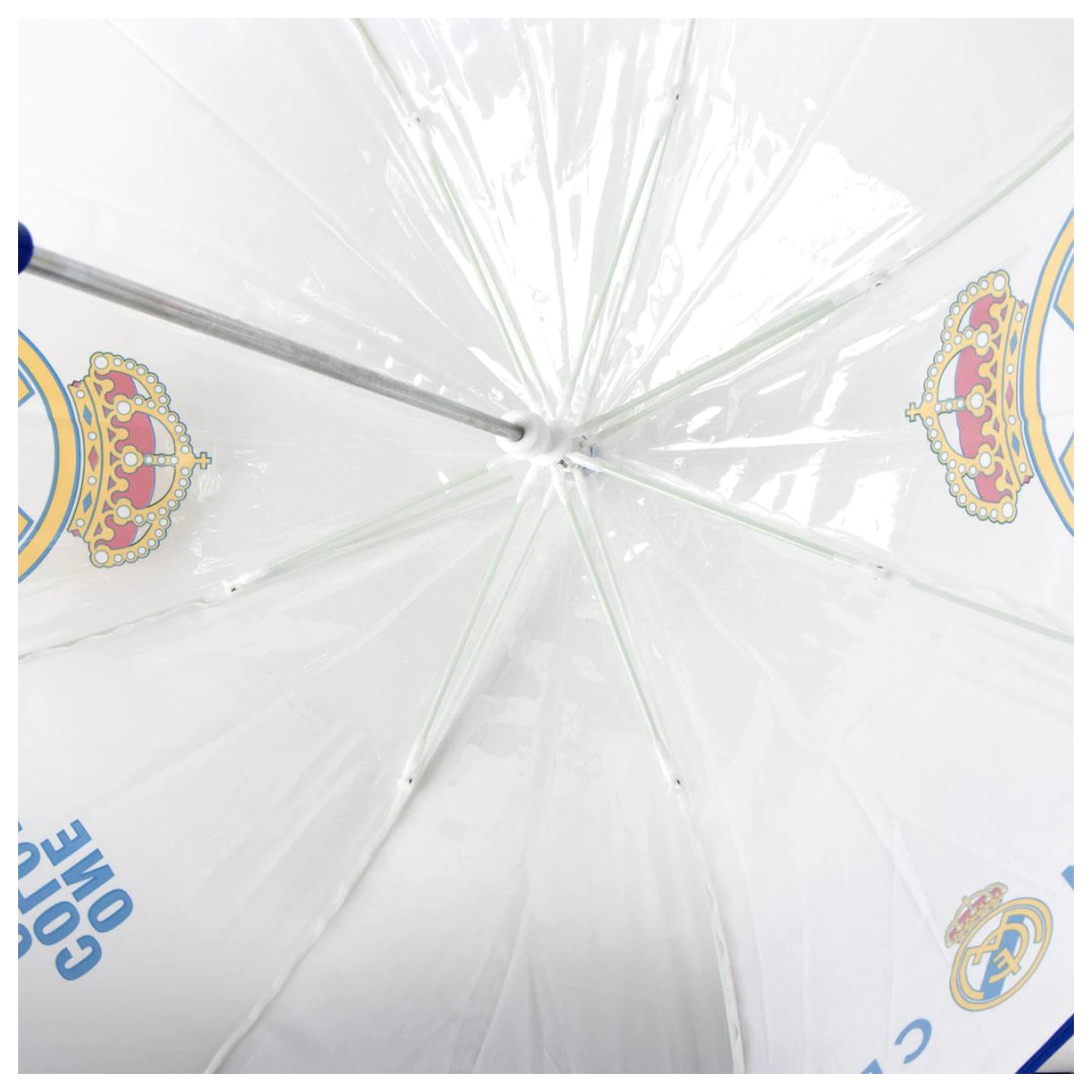 Real Madrid jednobarwny dziecięcy przezroczysty parasol Ø71 cm zdjęcie produktu