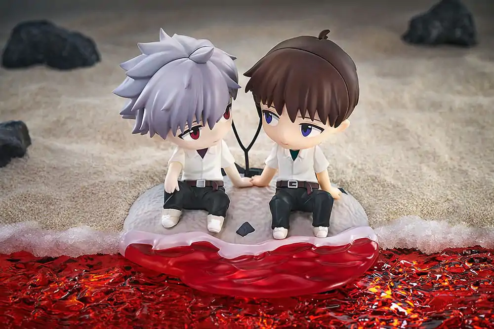 Rebuild of Evangelion Figurka Chibi Shinji Ikari & Kaworu Nagisa 8 cm zdjęcie produktu