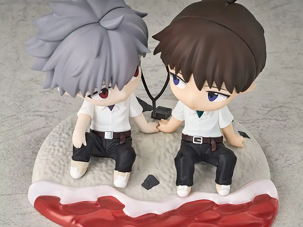 Rebuild of Evangelion Figurka Chibi Shinji Ikari & Kaworu Nagisa 8 cm zdjęcie produktu