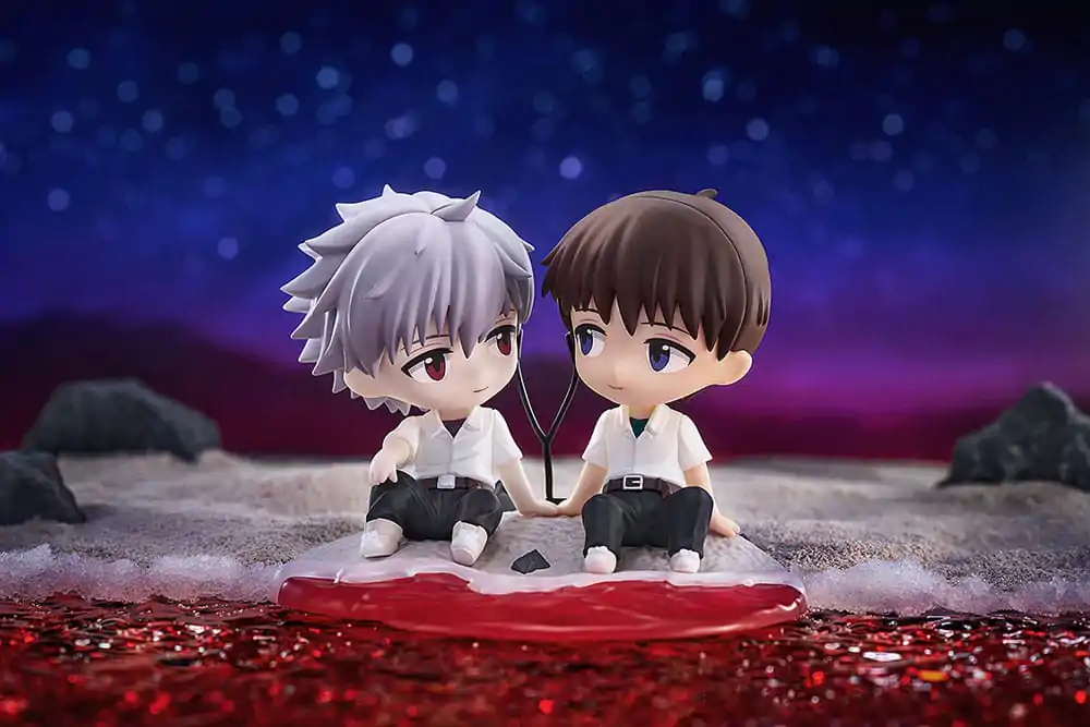 Rebuild of Evangelion Figurka Chibi Shinji Ikari & Kaworu Nagisa 8 cm zdjęcie produktu