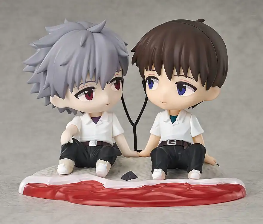 Rebuild of Evangelion Figurka Chibi Shinji Ikari & Kaworu Nagisa 8 cm zdjęcie produktu
