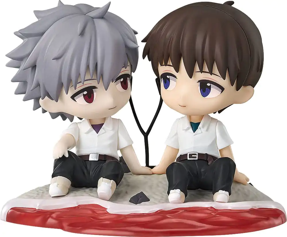 Rebuild of Evangelion Figurka Chibi Shinji Ikari & Kaworu Nagisa 8 cm zdjęcie produktu