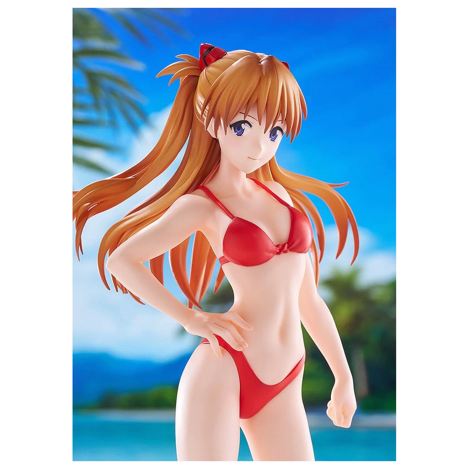 Rebuild of Evangelion Pop Up Parade figurka Beach Queens Asuka Shikinami Langley (Bikini Style) rozmiar L 23 cm zdjęcie produktu