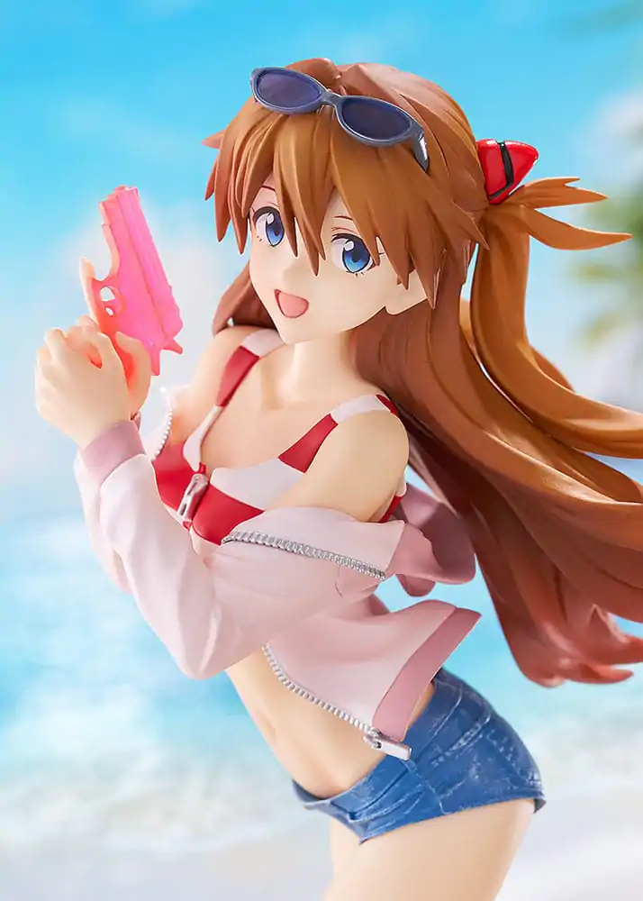 Rebuild of Evangelion Pop Up Parade L PVC Statuetka Beach Queens: Asuka Shikinami Langley 22 cm zdjęcie produktu