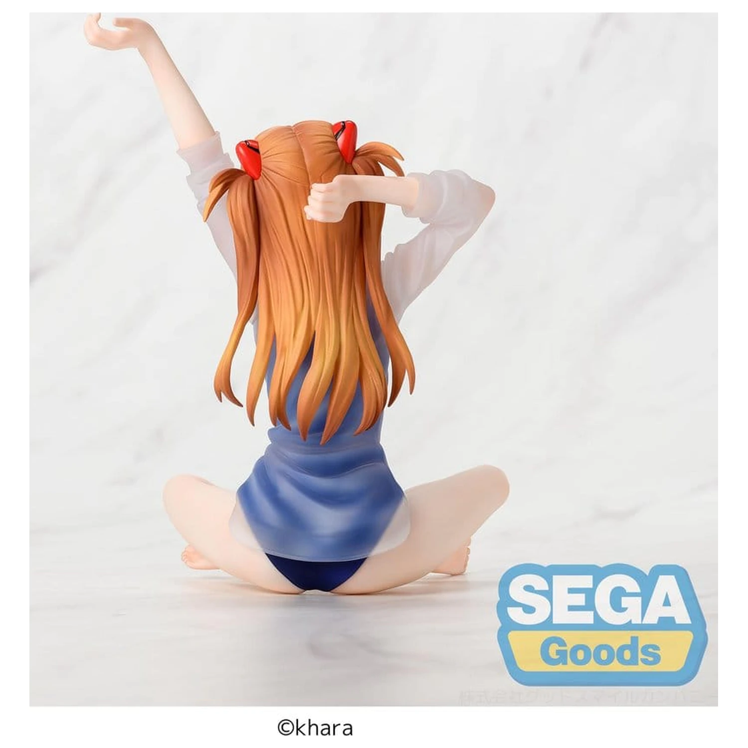 Rebuild of Evangelion Yumemirize Figurka PVC Asuka Shikinami Langley w szkolnym stroju kąpielowym Ver. 16 cm zdjęcie produktu