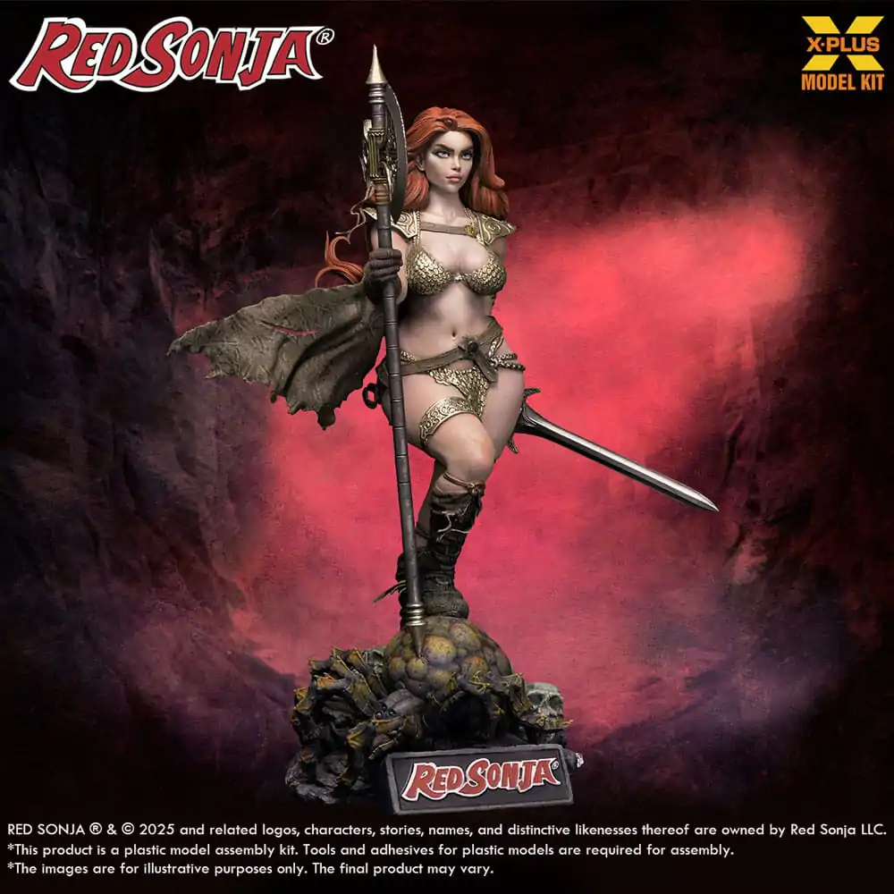 Red Sonja Zestaw Modelowy z tworzywa sztucznego 1/8 Red Sonja wznowienie 27 cm zdjęcie produktu
