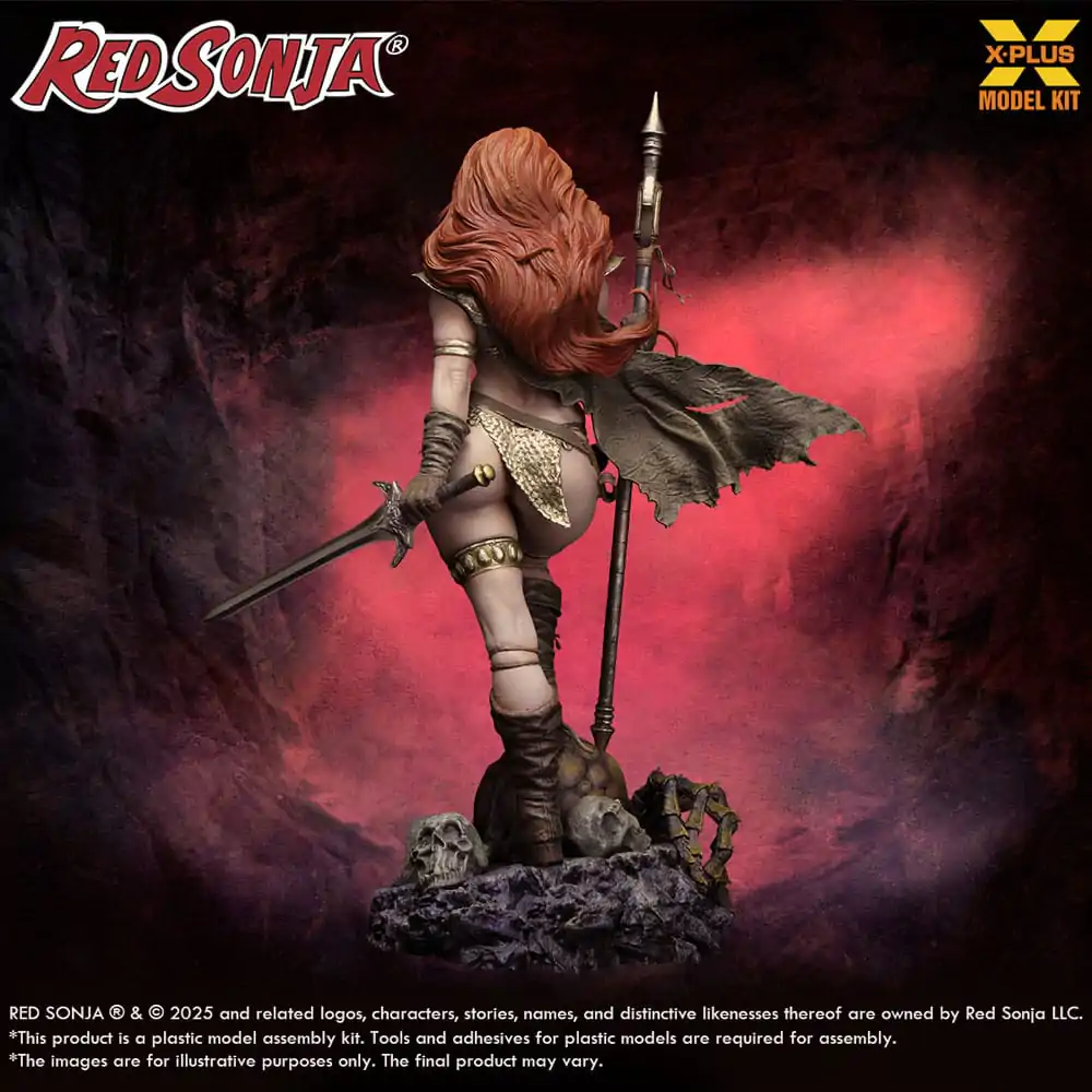 Red Sonja Zestaw Modelowy z tworzywa sztucznego 1/8 Red Sonja wznowienie 27 cm zdjęcie produktu
