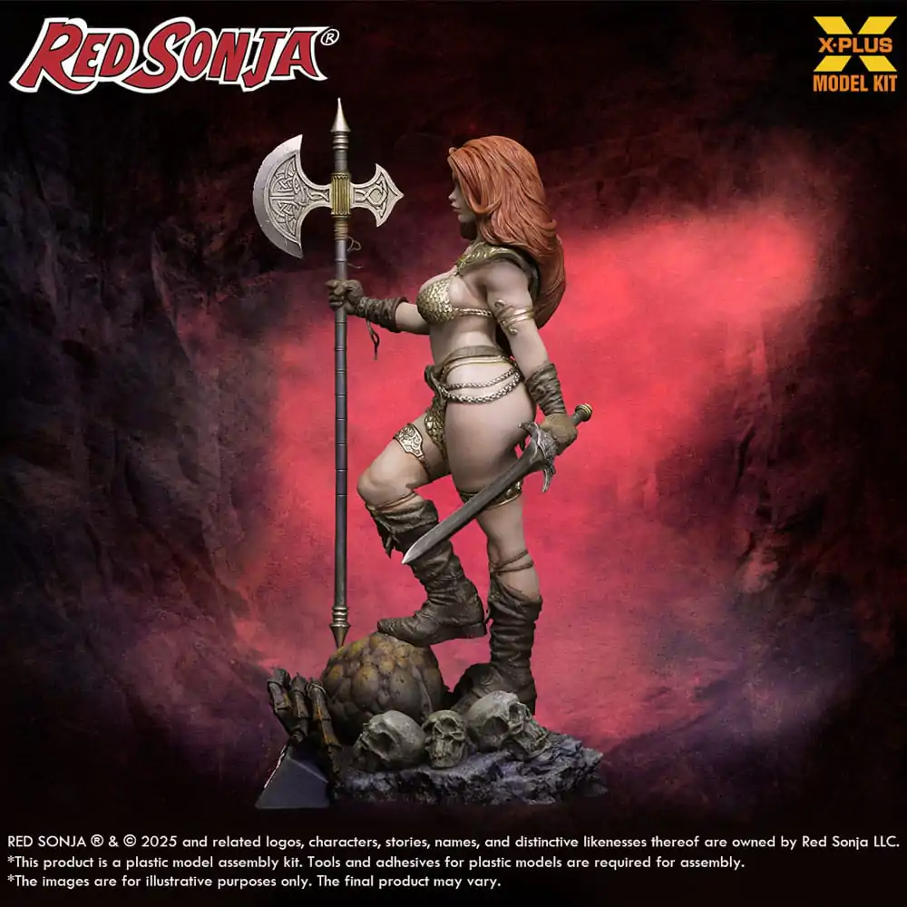 Red Sonja Zestaw Modelowy z tworzywa sztucznego 1/8 Red Sonja wznowienie 27 cm zdjęcie produktu