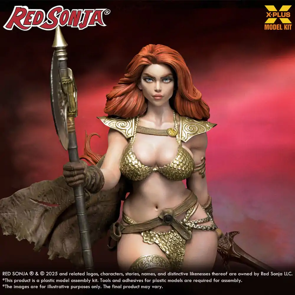 Red Sonja Zestaw Modelowy z tworzywa sztucznego 1/8 Red Sonja wznowienie 27 cm zdjęcie produktu