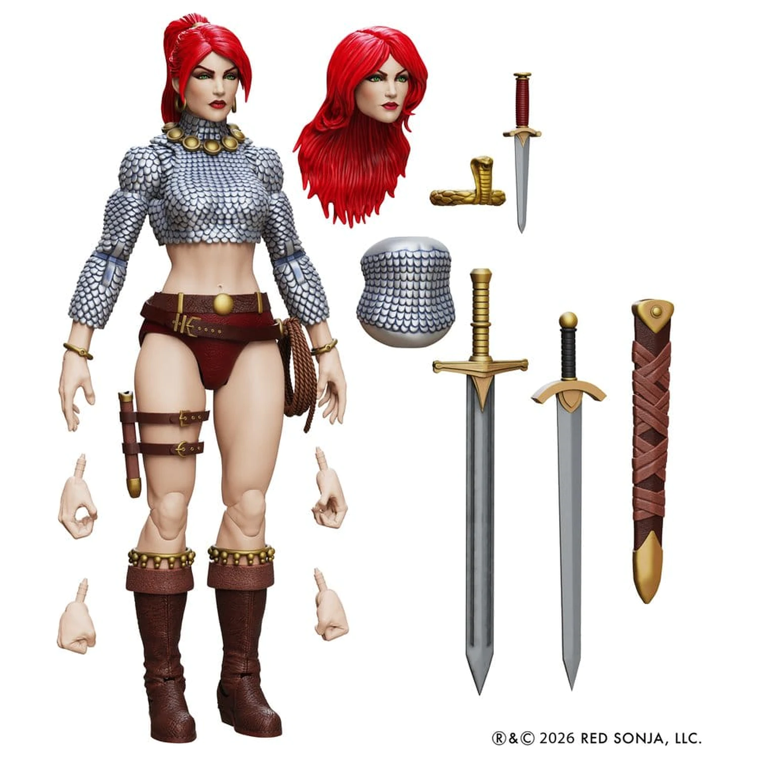 Red Sonja Epic H.A.C.K.S. figurka akcji 1/12 skala Immortal Red Sonja zdjęcie produktu