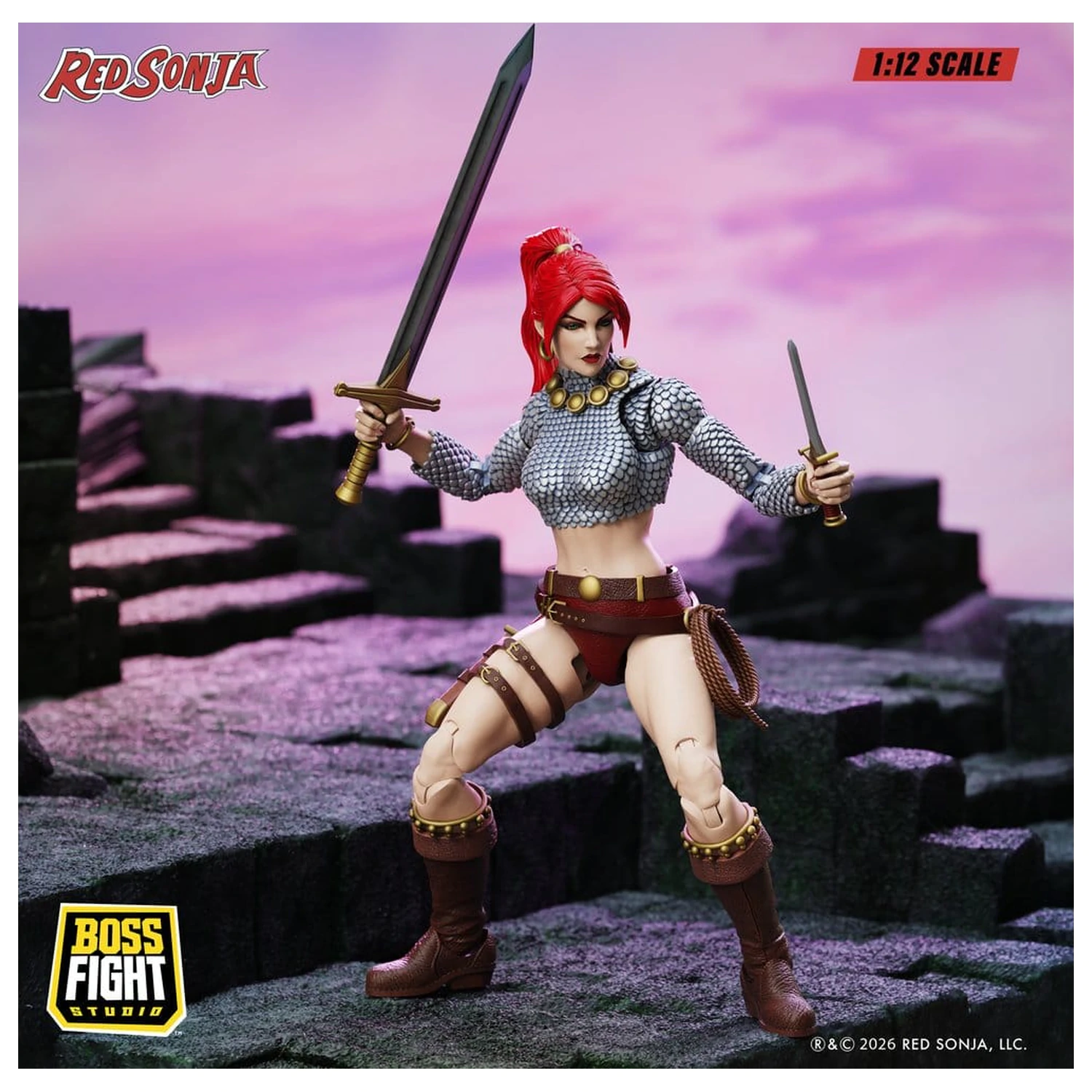 Red Sonja Epic H.A.C.K.S. figurka akcji 1/12 skala Immortal Red Sonja zdjęcie produktu