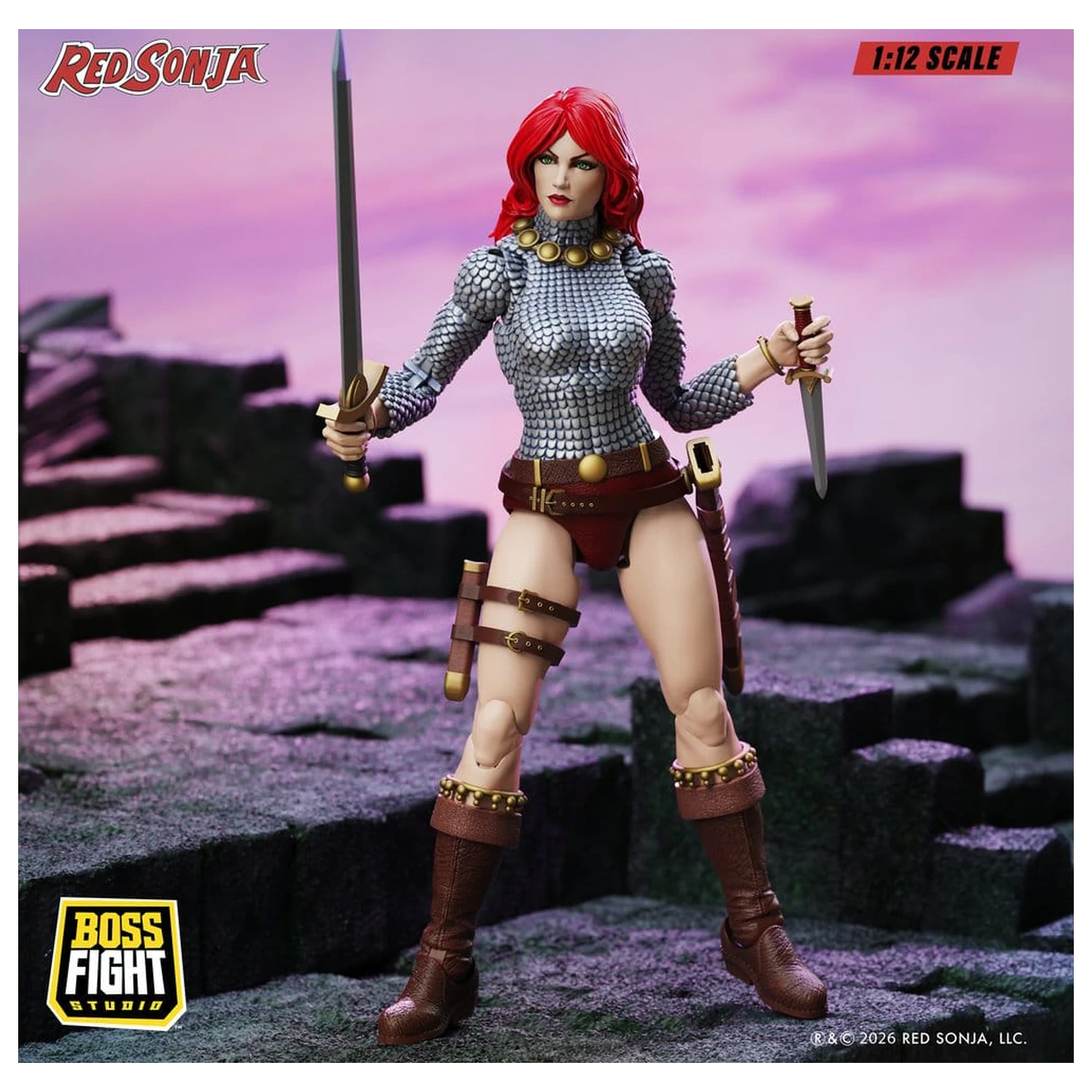 Red Sonja Epic H.A.C.K.S. figurka akcji 1/12 skala Immortal Red Sonja zdjęcie produktu