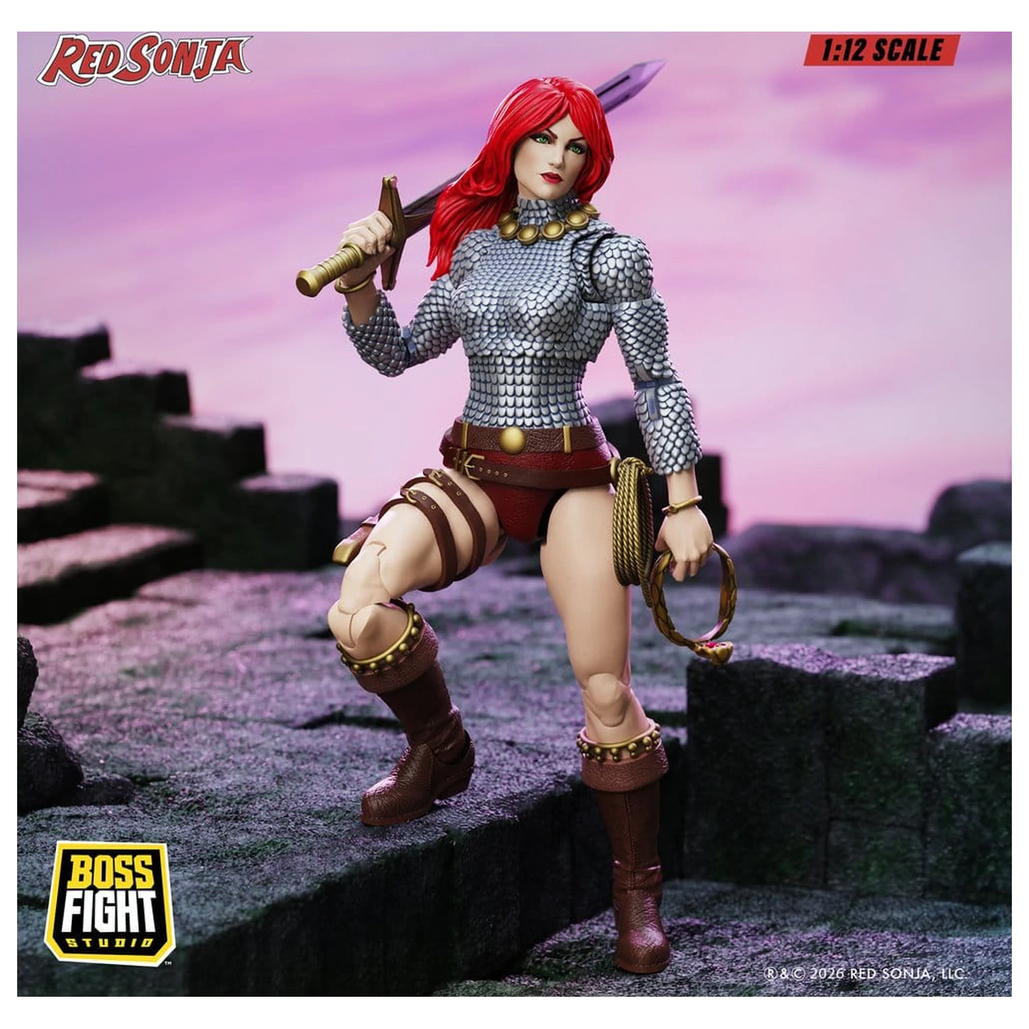 Red Sonja Epic H.A.C.K.S. figurka akcji 1/12 skala Immortal Red Sonja zdjęcie produktu