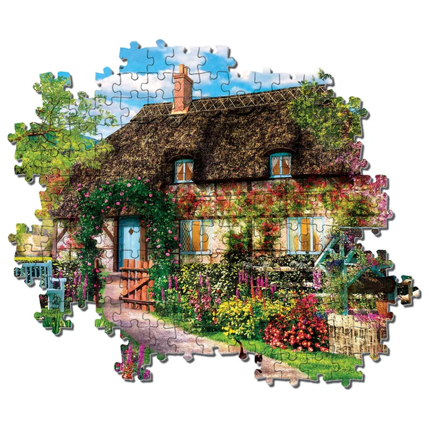 Old Cottage Secret Garden puzzle 1000-elementowe zdjęcie produktu