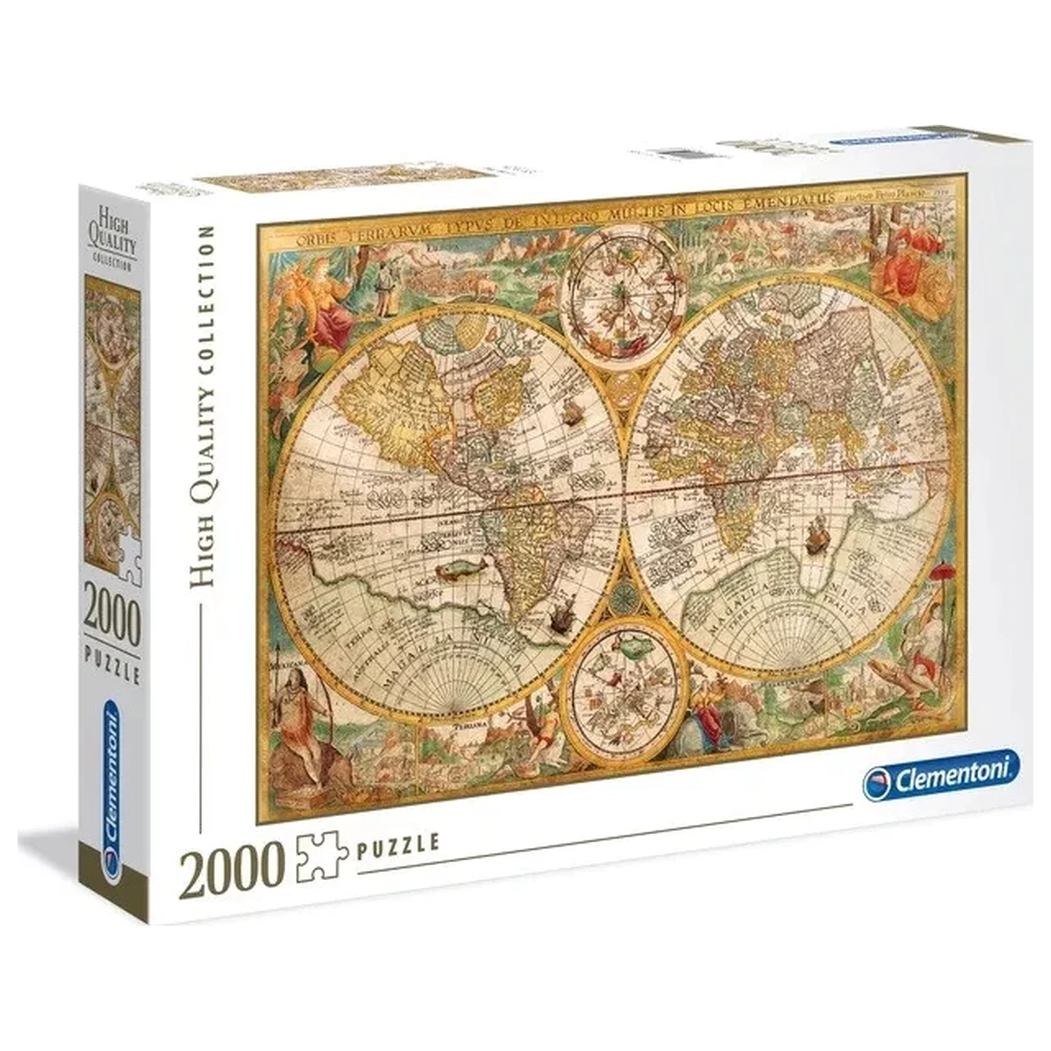 Stara Mapa Antyczne puzzle 2000-elementowe zdjęcie produktu