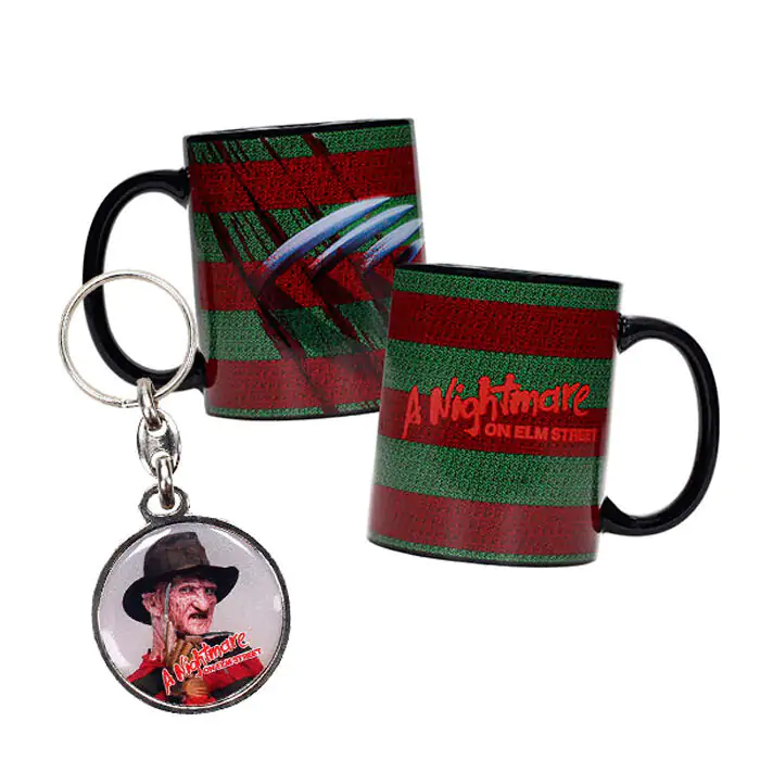 Koszmar z ulicy Wiązów Mug and Metal keychain zdjęcie produktu