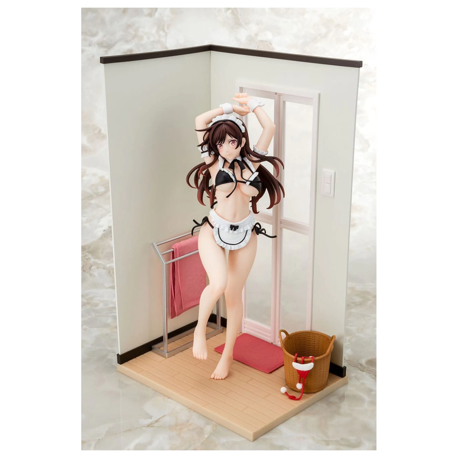 Rent-A-Girlfriend Statuetka PVC 1/6 Chizuru Mizuhara Maid Bikini ni Okigae 30 cm zdjęcie produktu