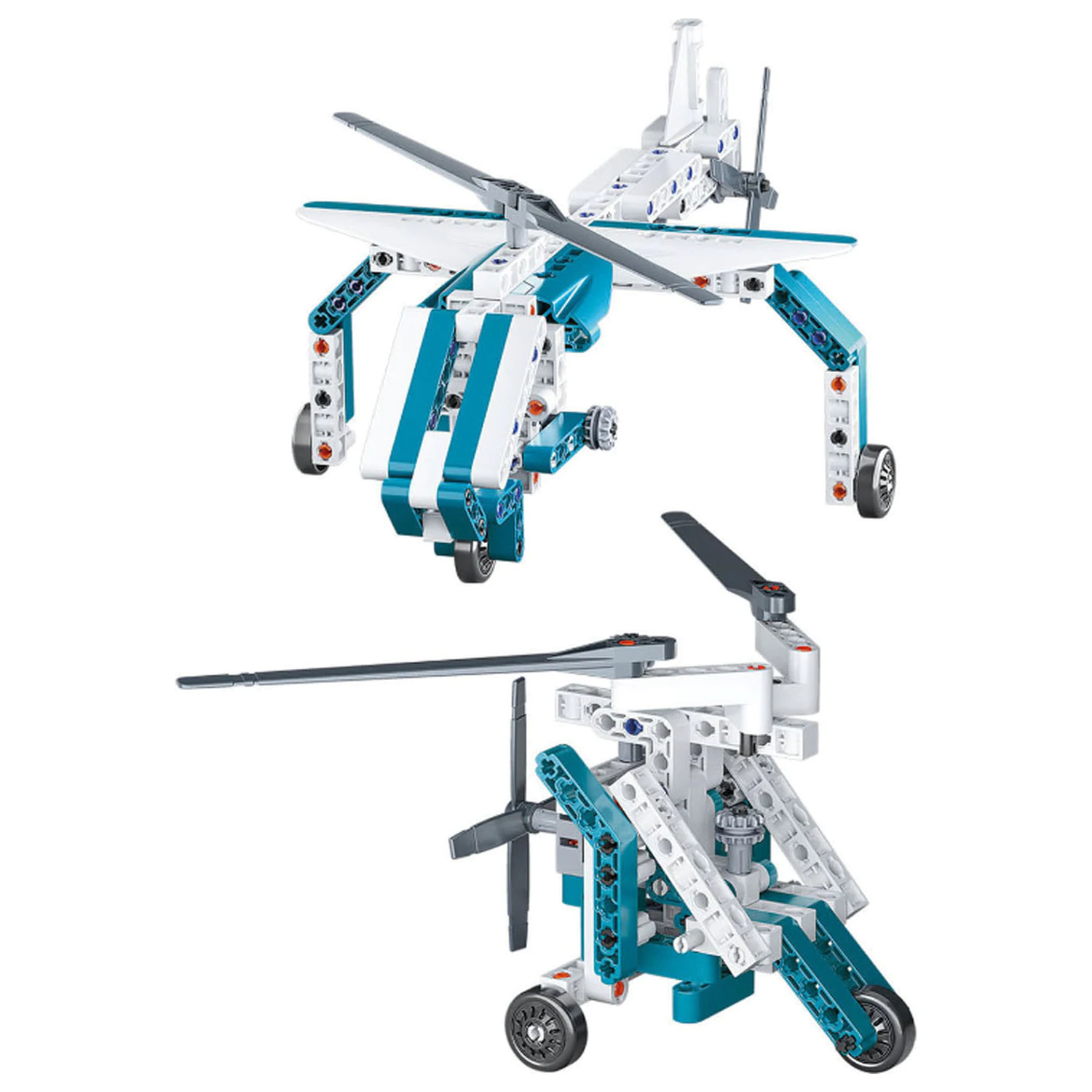 Zabawka konstrukcyjna mechanika samolotów i helikopterów 10 w 1 zdjęcie produktu