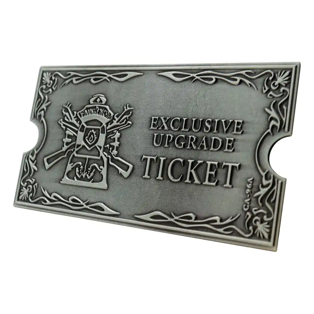 Replika Resident Evil 4 1/1 Metalowy Exclusive Upgrade Ticket zdjęcie produktu