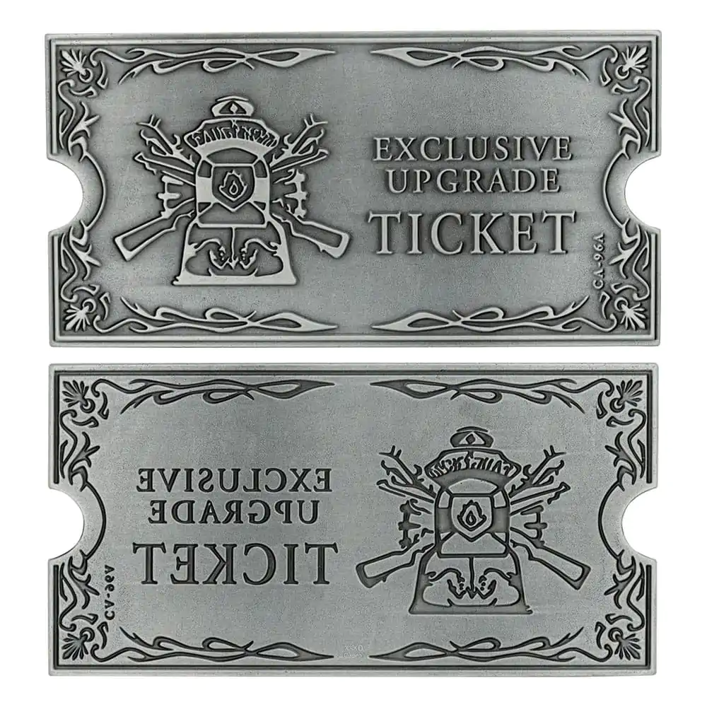 Replika Resident Evil 4 1/1 Metalowy Exclusive Upgrade Ticket zdjęcie produktu