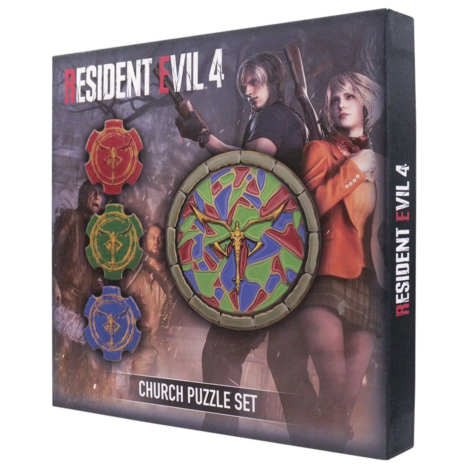 Resident Evil 4 Replika Kościół Puzzle Zestaw Medali zdjęcie produktu