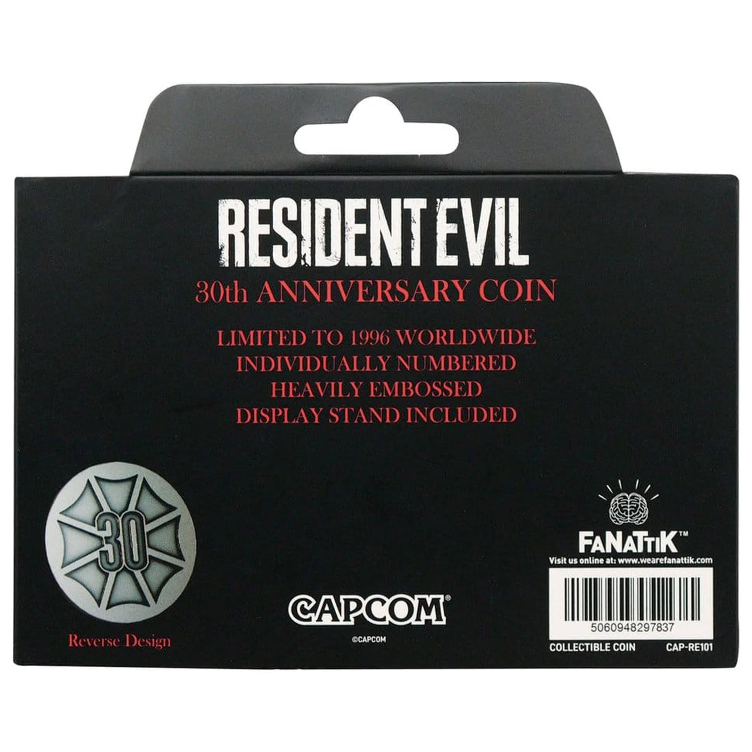 Resident Evil Kolekcjonerska Moneta 30th Anniversary zdjęcie produktu