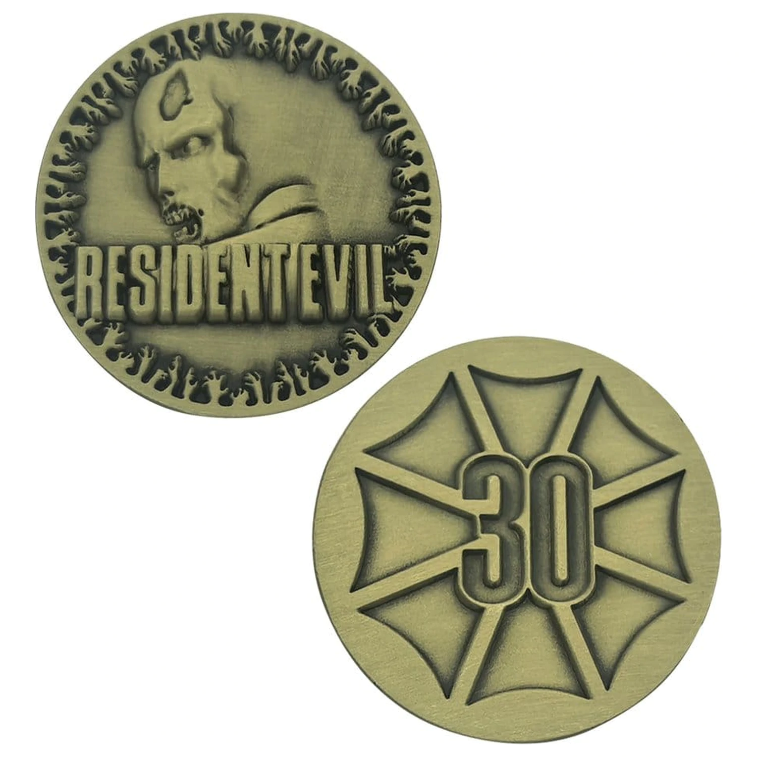 Resident Evil Kolekcjonerska Moneta 30th Anniversary Antique Brass zdjęcie produktu