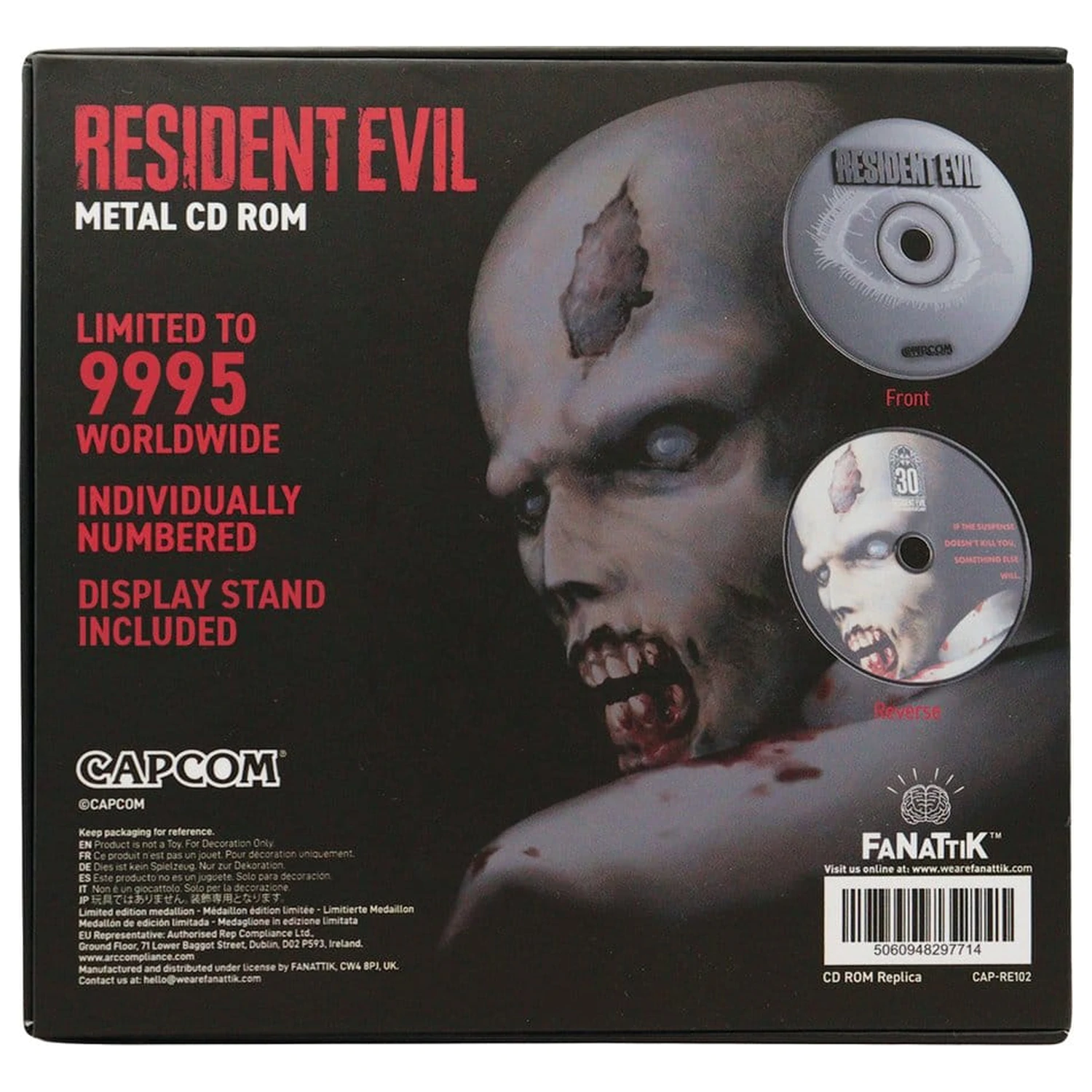 Resident Evil Replika CD-ROM 30th Anniversary Limited Edition 11 cm zdjęcie produktu