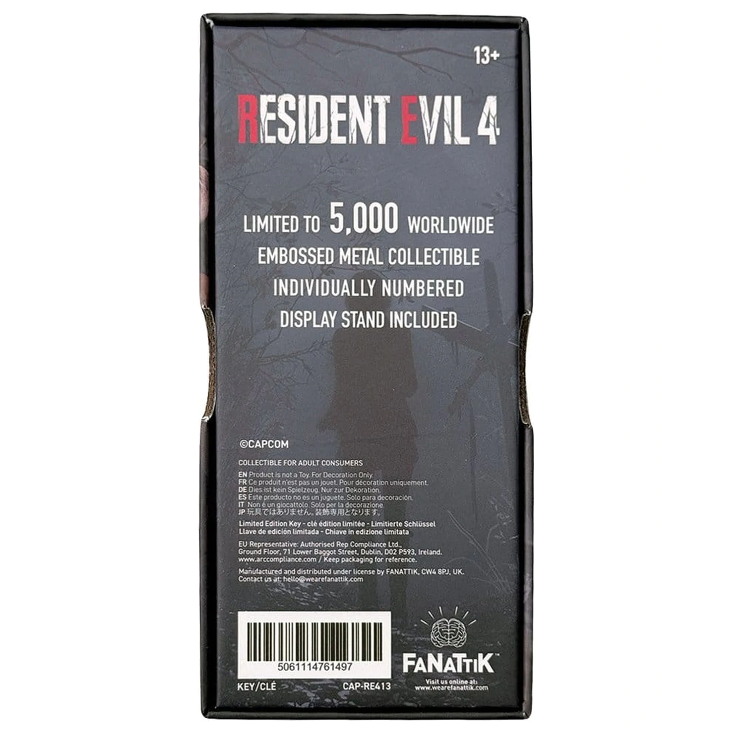 Resident Evil Replika Klucza do Lochu Edycja Limitowana 11 x 5 cm zdjęcie produktu