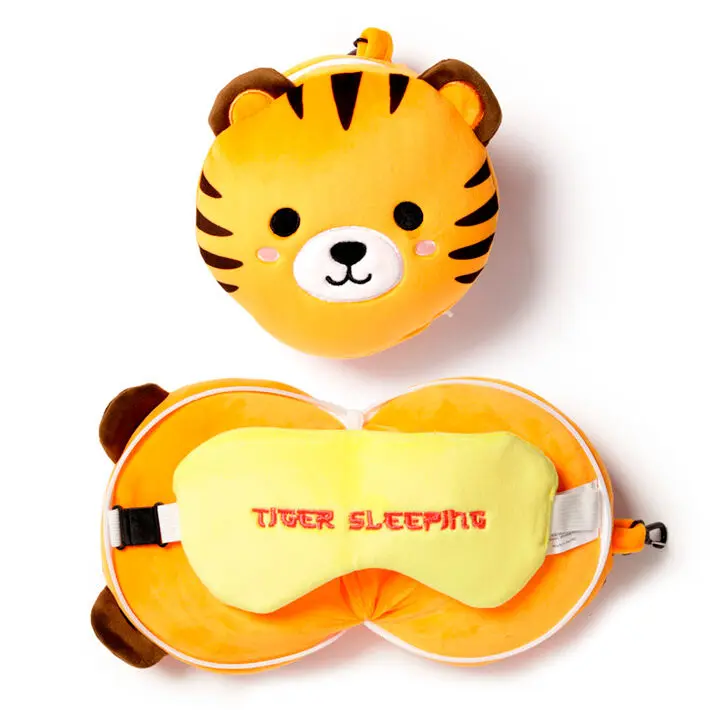 Relaxeazzz Adoramals Tiger podróżna poduszka i maska na oczy zdjęcie produktu