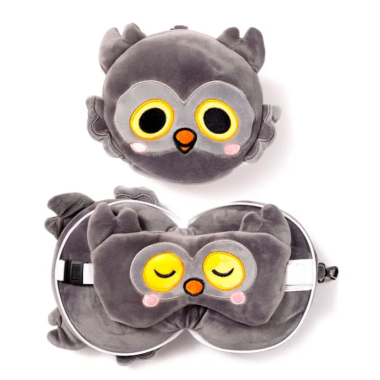 Relaxeazzz Adoramals Winston Owl podróżna maska na oczy i poduszka zdjęcie produktu