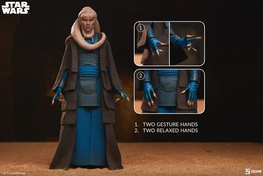 Return of the Jedi Figurka akcji 1/6 Bib Fortuna 32 cm zdjęcie produktu