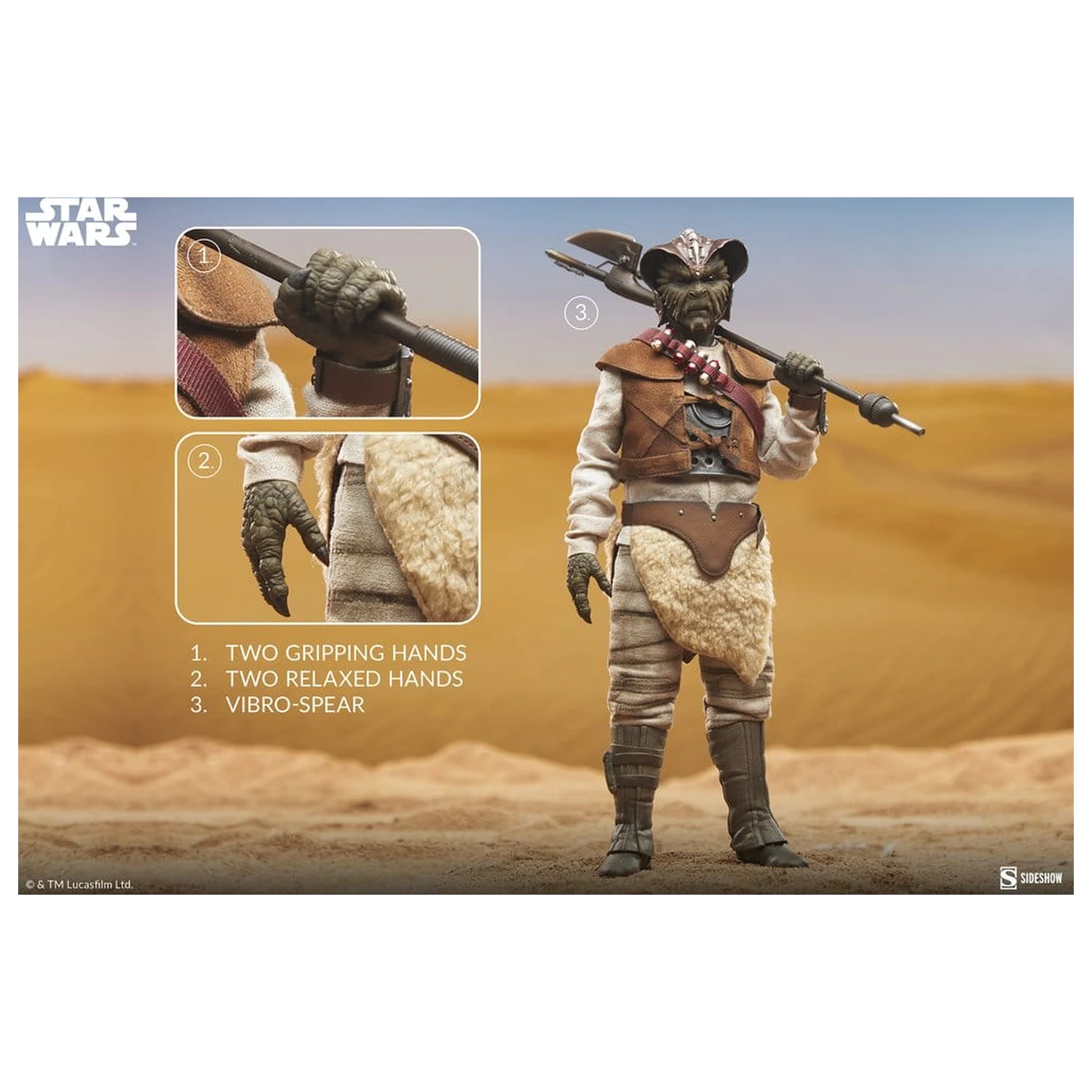 Return of the Jedi figurka akcji 1/6 Wooof 32 cm zdjęcie produktu