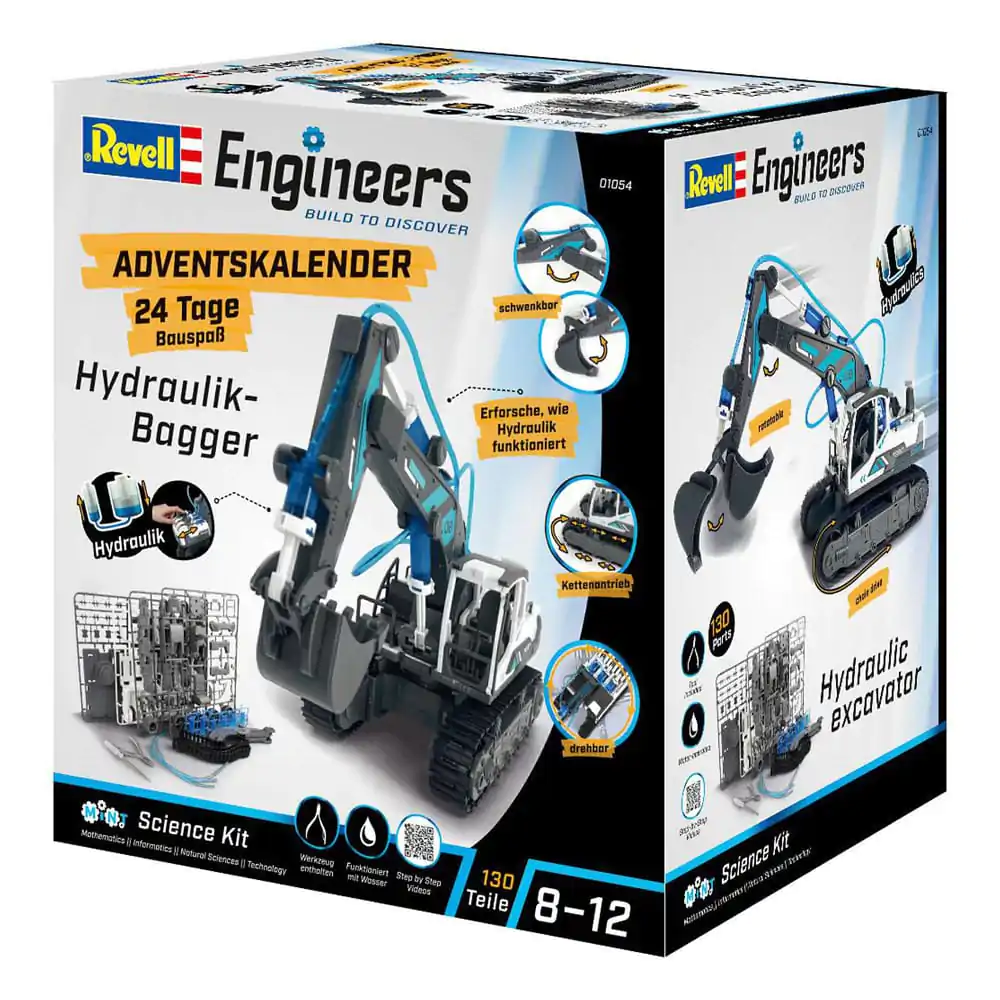 Revell Engineers Kalendarz Adwentowy Hydraulic excavator model kit zdjęcie produktu