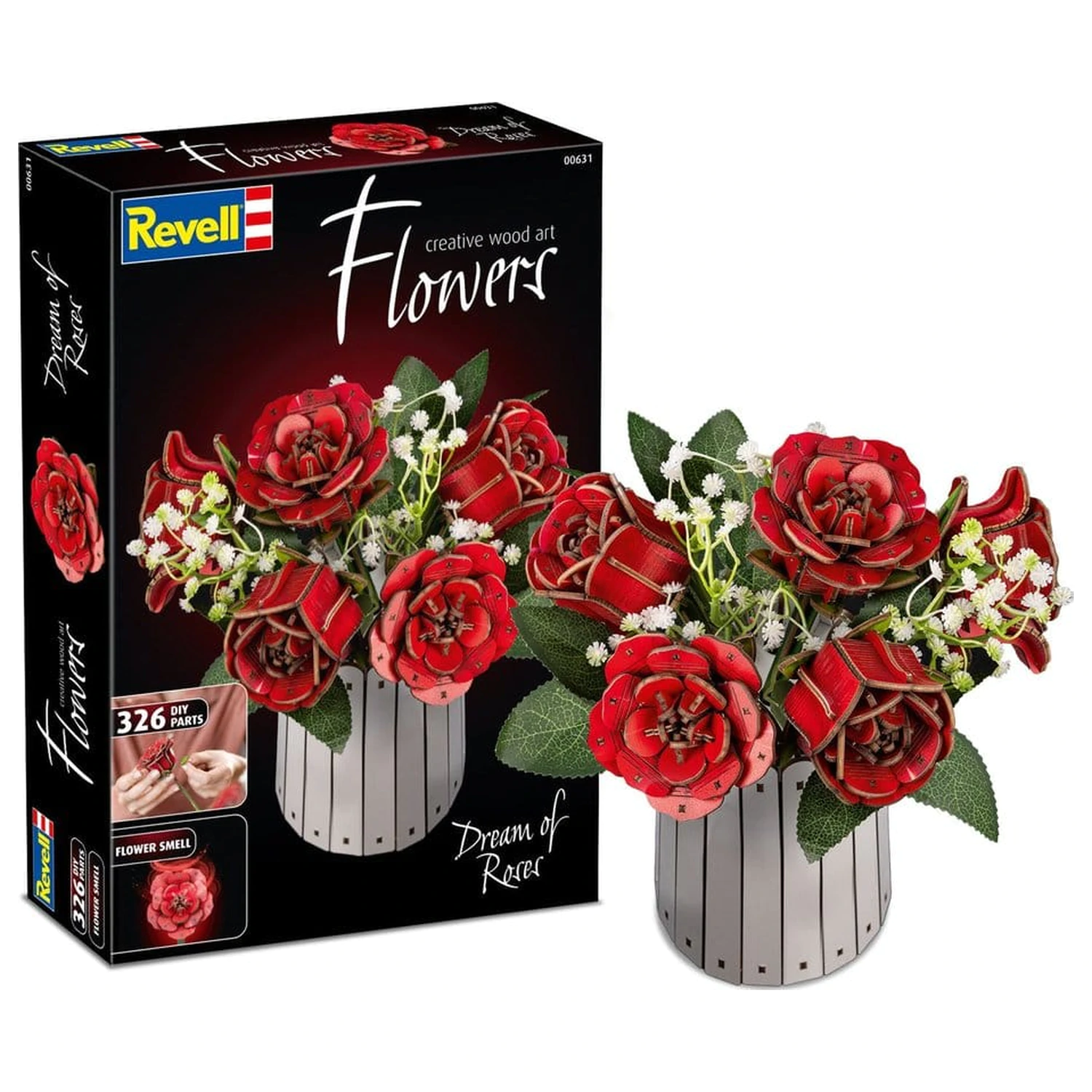 Revell Kwiaty Drewniane Kwiaty Dream of Roses 22 cm zdjęcie produktu