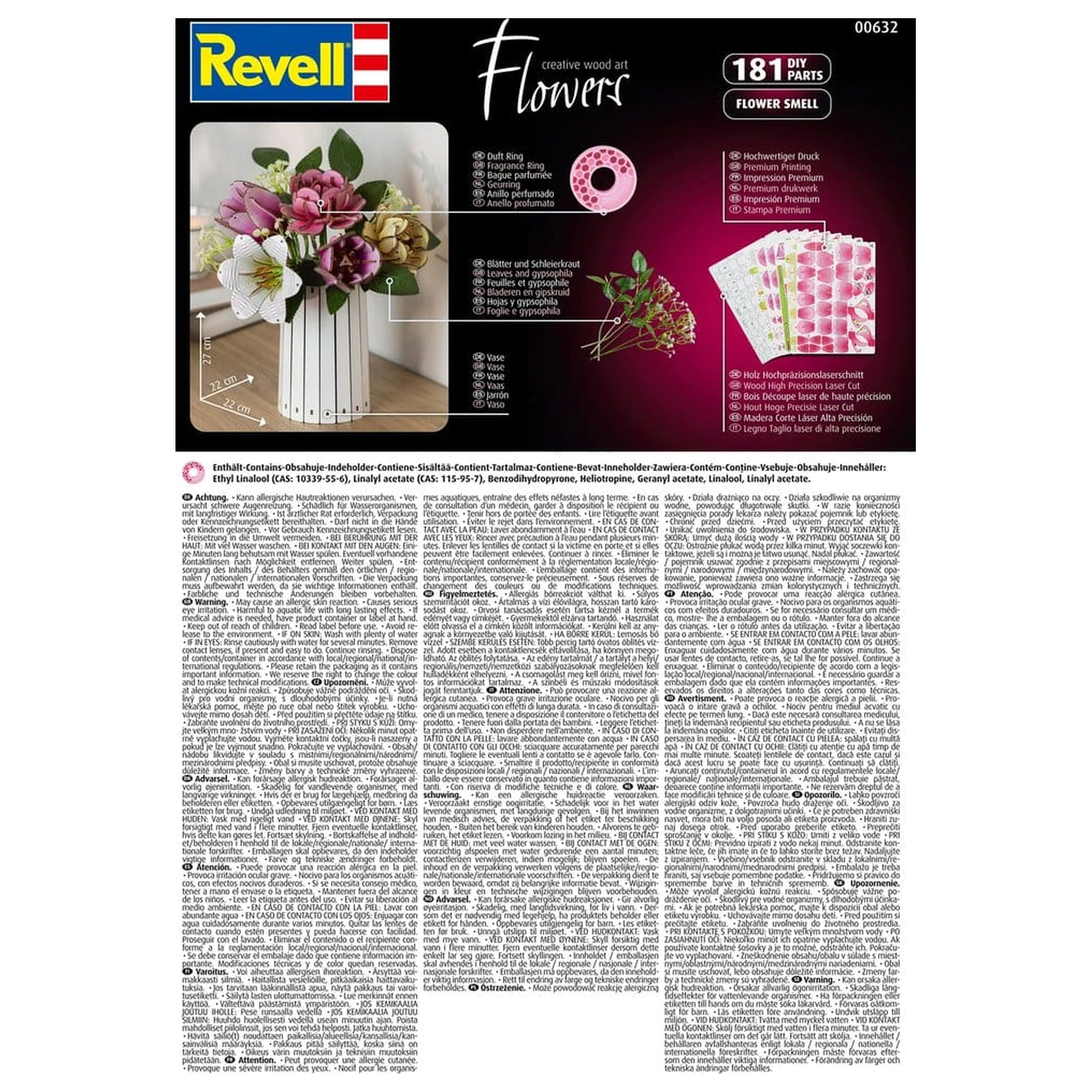 Revell Flowers Drewniane Kwiaty Ogród Kwiatowy 22 cm zdjęcie produktu
