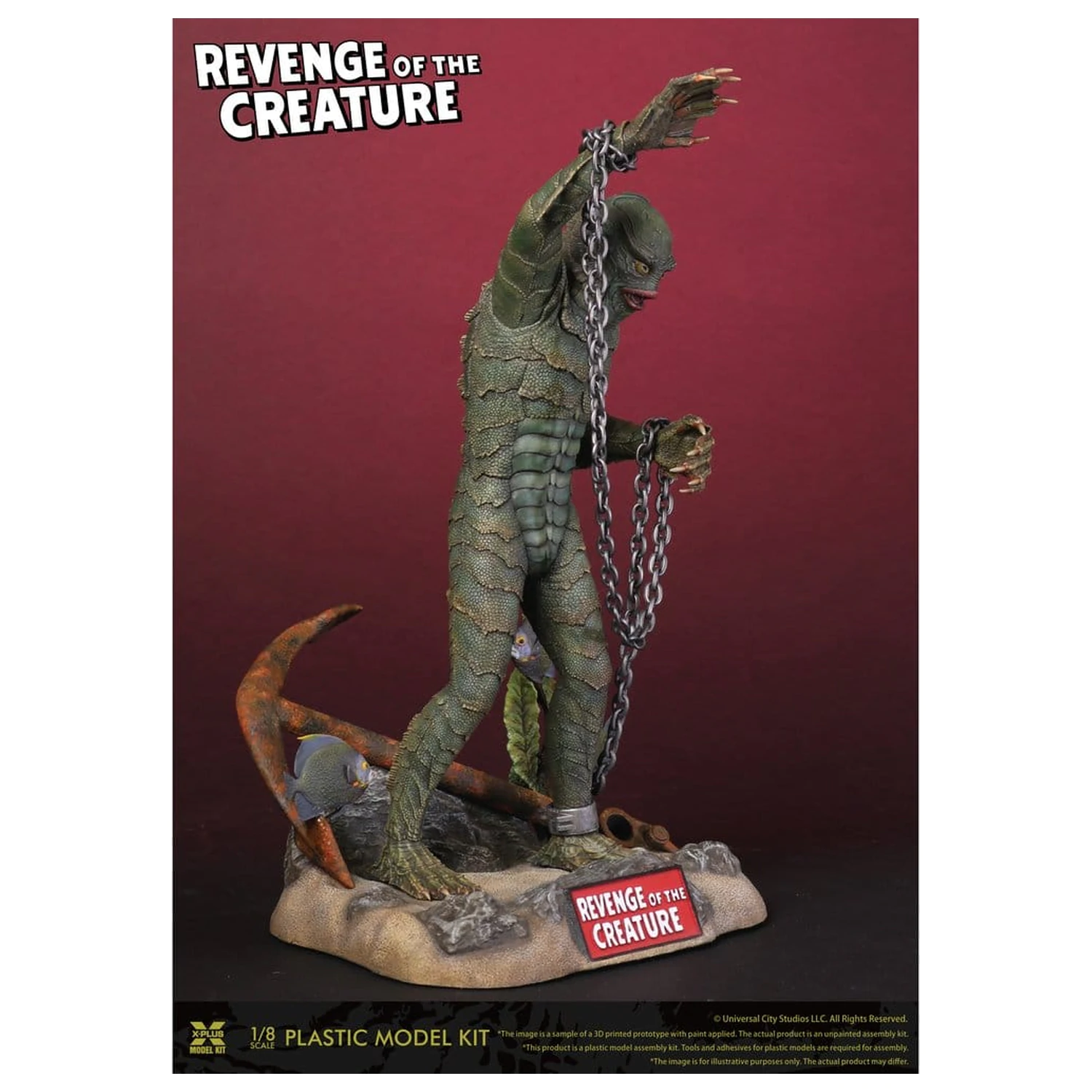 Revenge of the Creature Plastikowy Zestaw Modeli 1/8 Revenge of the Creature 28 cm (Reprodukcja) zdjęcie produktu