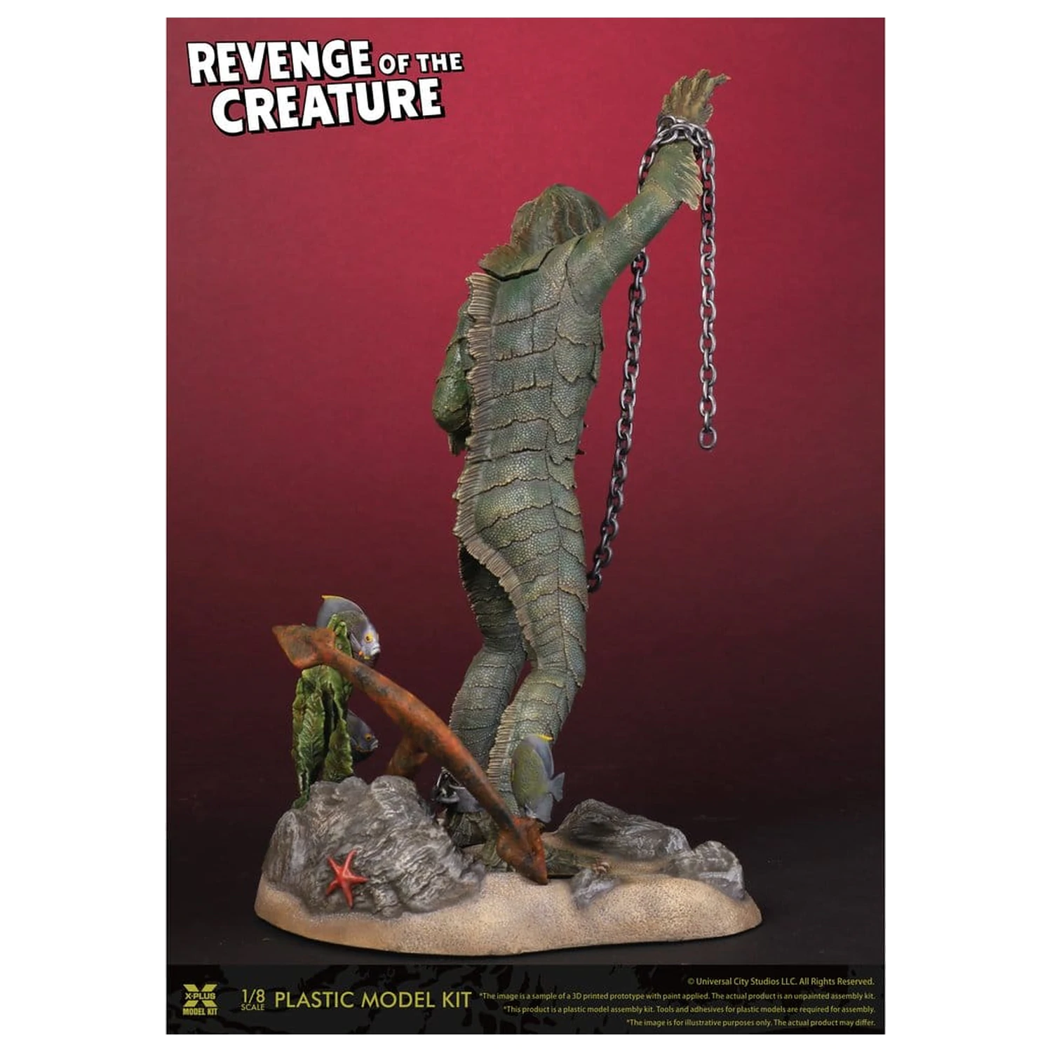 Revenge of the Creature Plastikowy Zestaw Modeli 1/8 Revenge of the Creature 28 cm (Reprodukcja) zdjęcie produktu