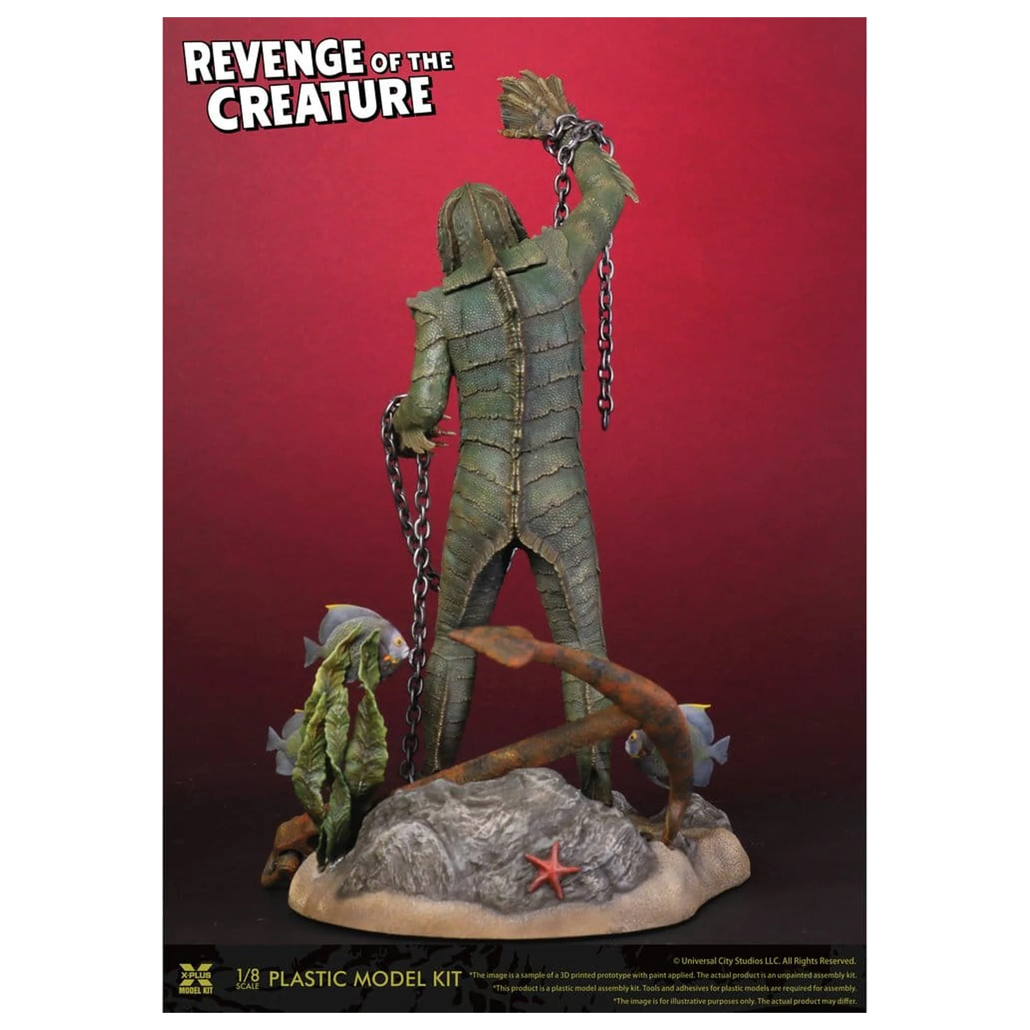 Revenge of the Creature Plastikowy Zestaw Modeli 1/8 Revenge of the Creature 28 cm (Reprodukcja) zdjęcie produktu