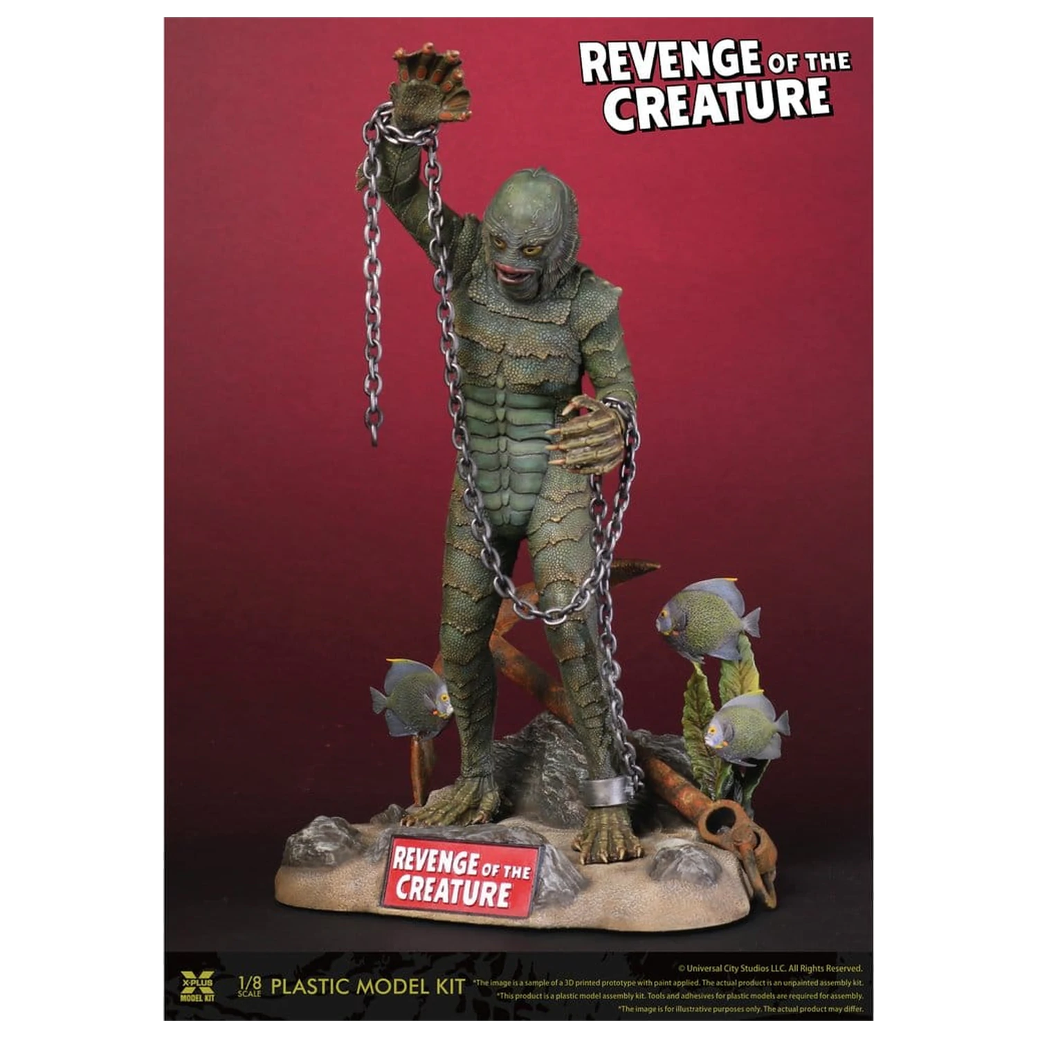 Revenge of the Creature Plastikowy Zestaw Modeli 1/8 Revenge of the Creature 28 cm (Reprodukcja) zdjęcie produktu
